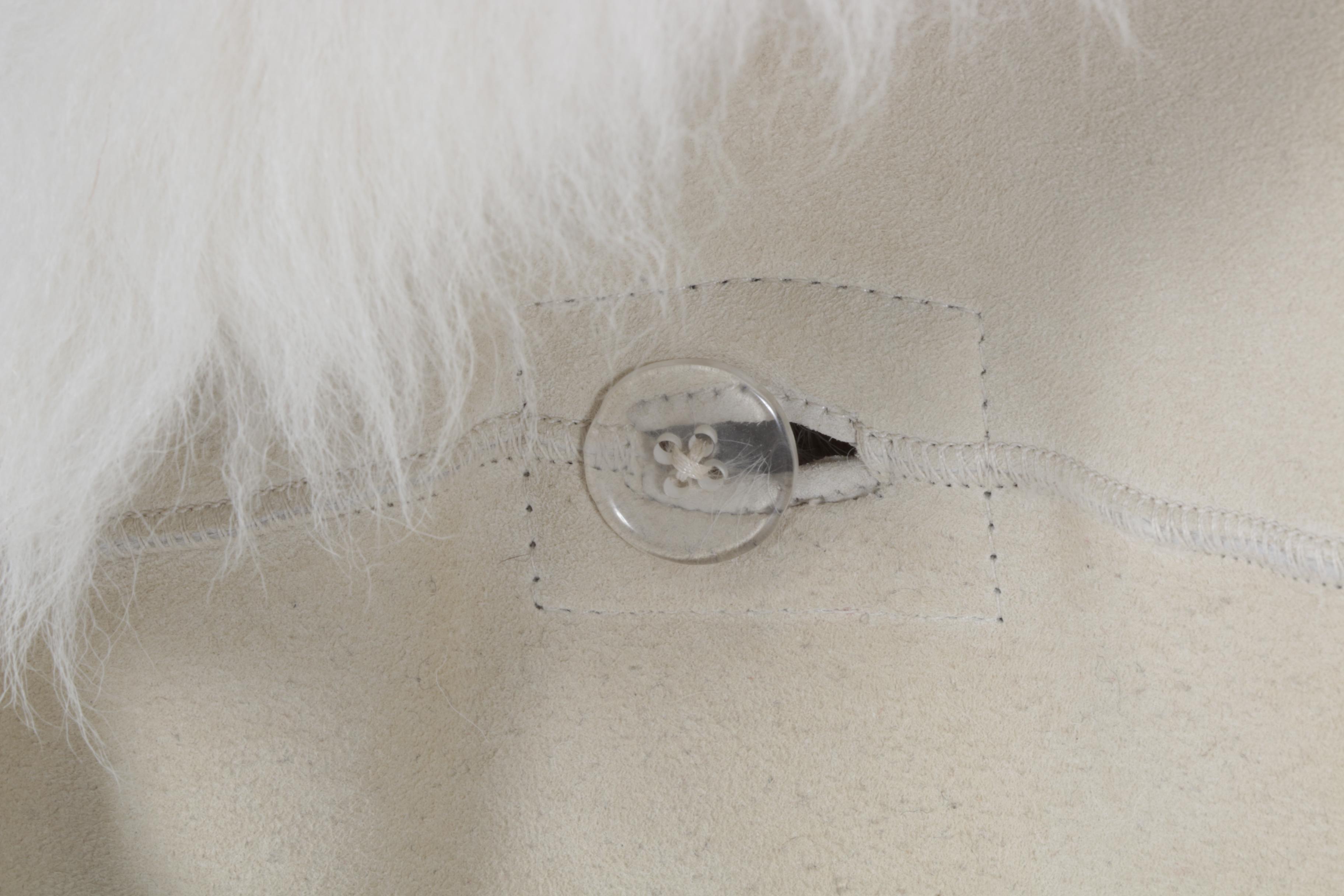 BCBG Maxazria Shearling and Suede Coat