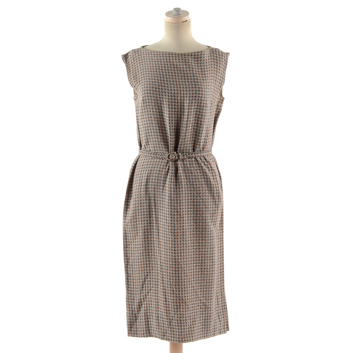 Circa 1960s Plaid Shift Dress