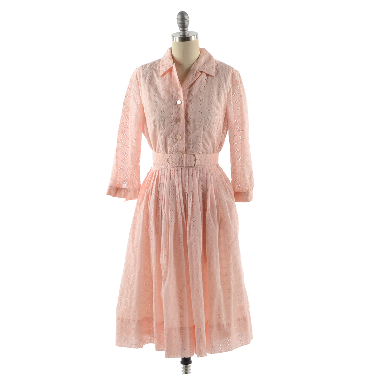 Vintage Carol Brent Eyelet Dress