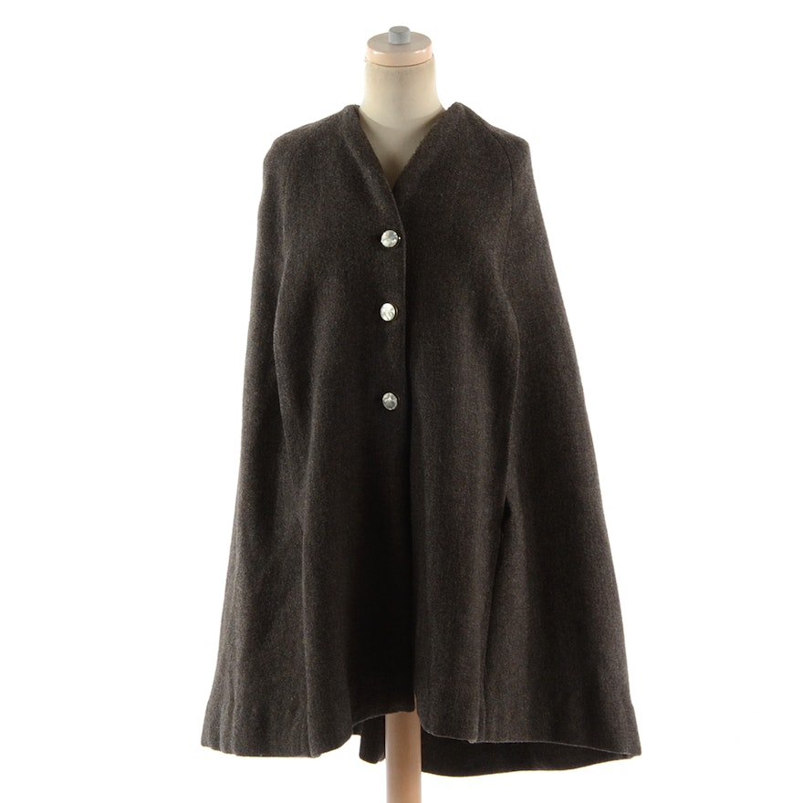 Vintage Wool Cape