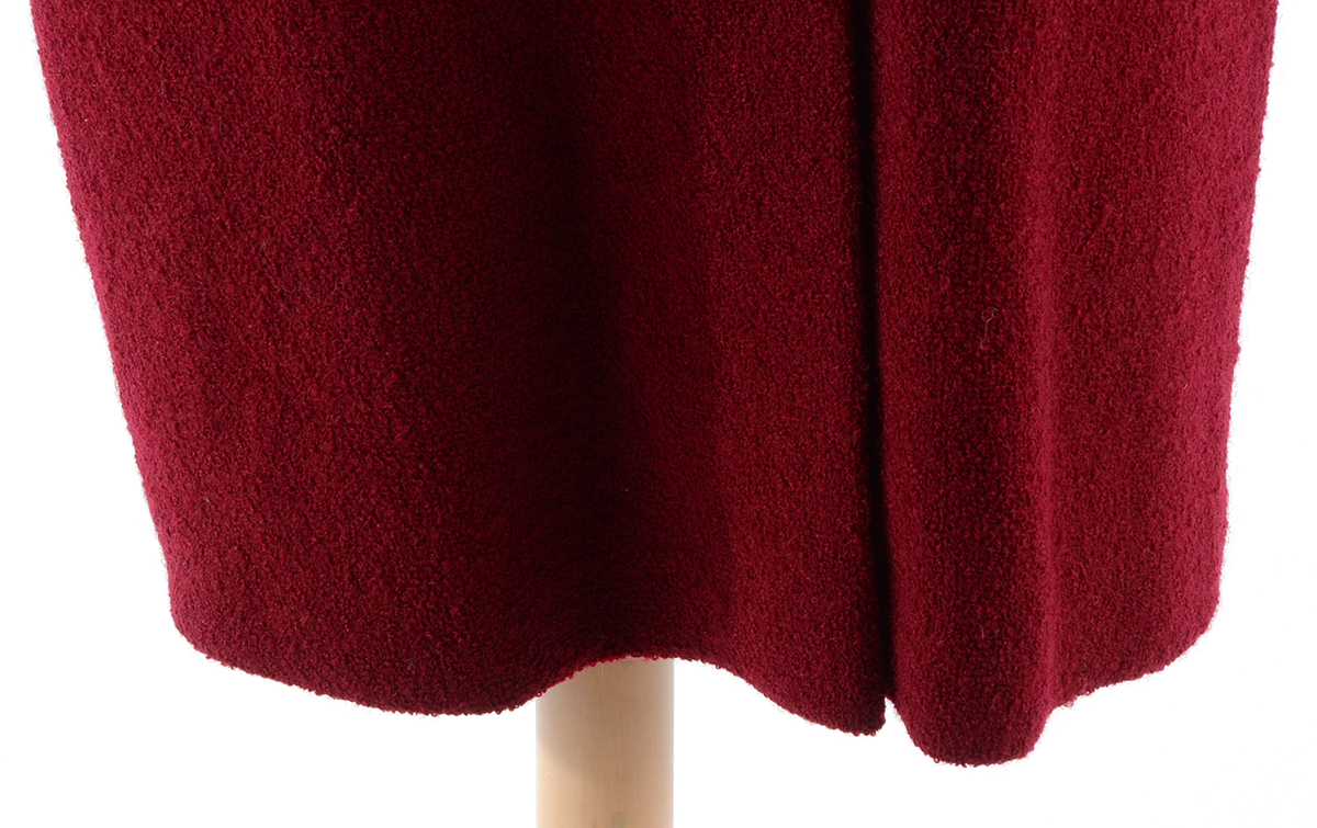 Vintage Boucle Coat with Mink Collar and Mink Hat