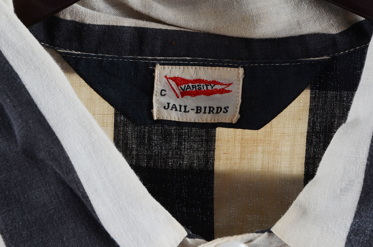 Circa 1950s Varsity Jail-Birds Men's Pajamas