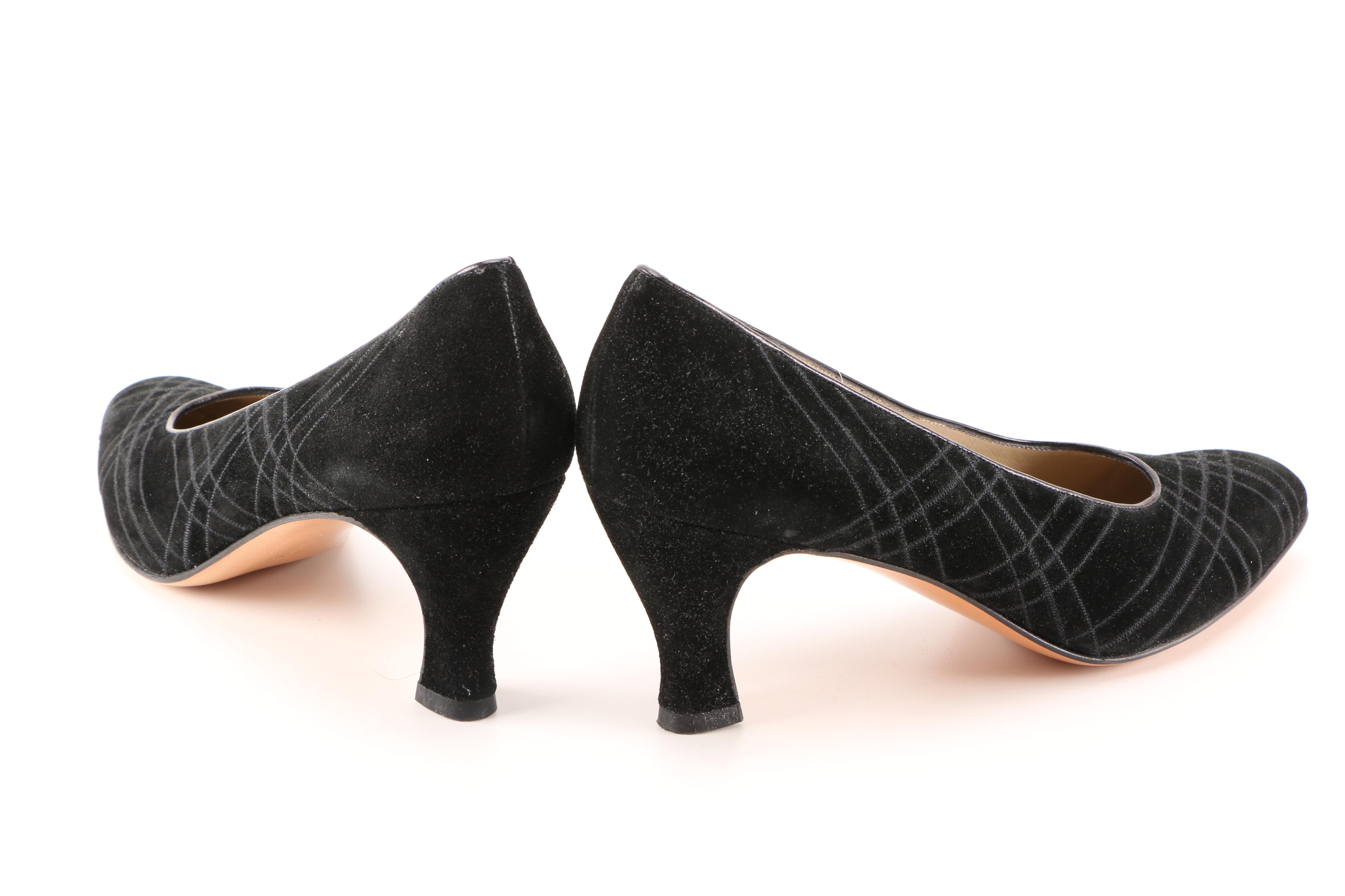 Vintage Black Salvatore Ferragamo Heels