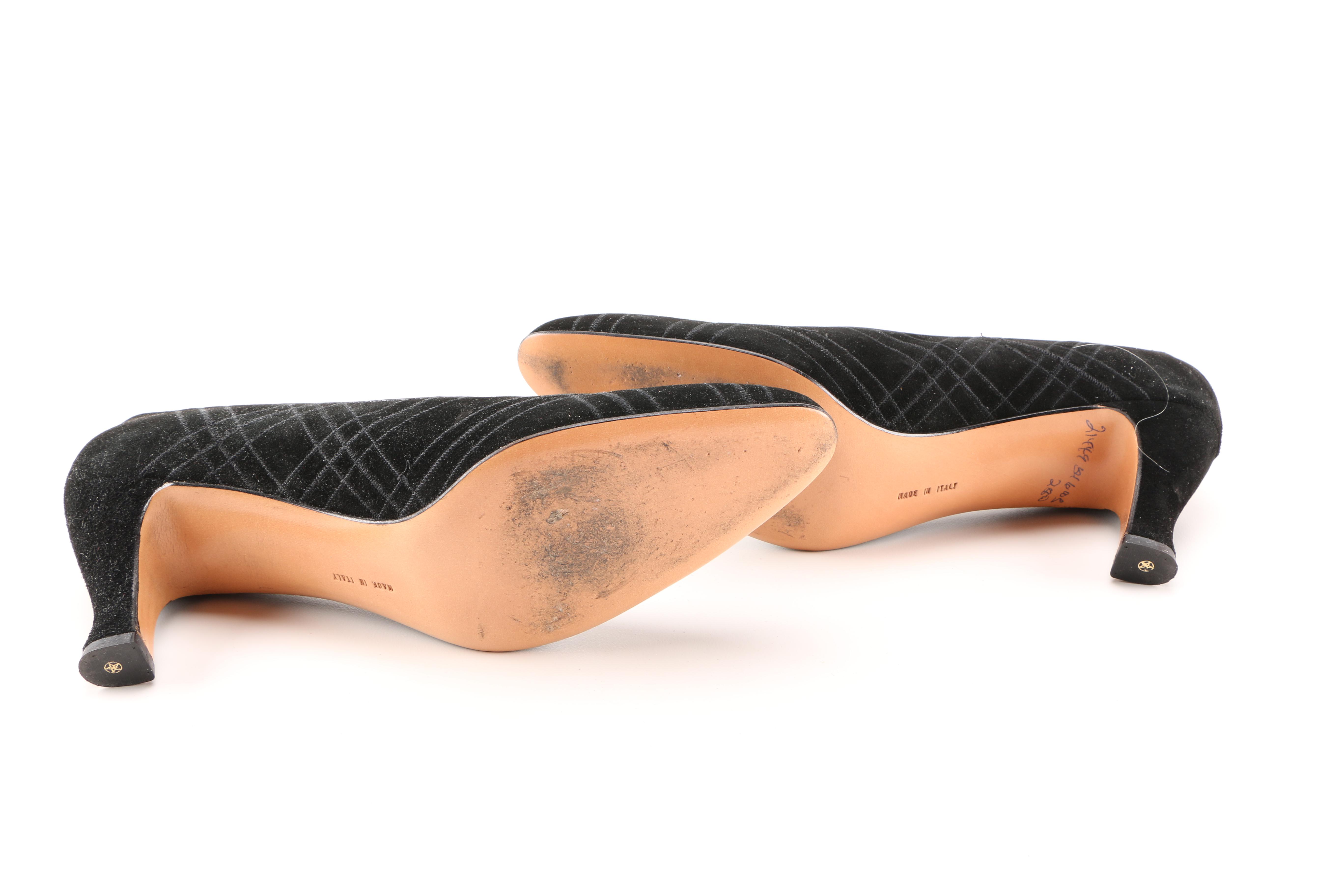 Vintage Black Salvatore Ferragamo Heels