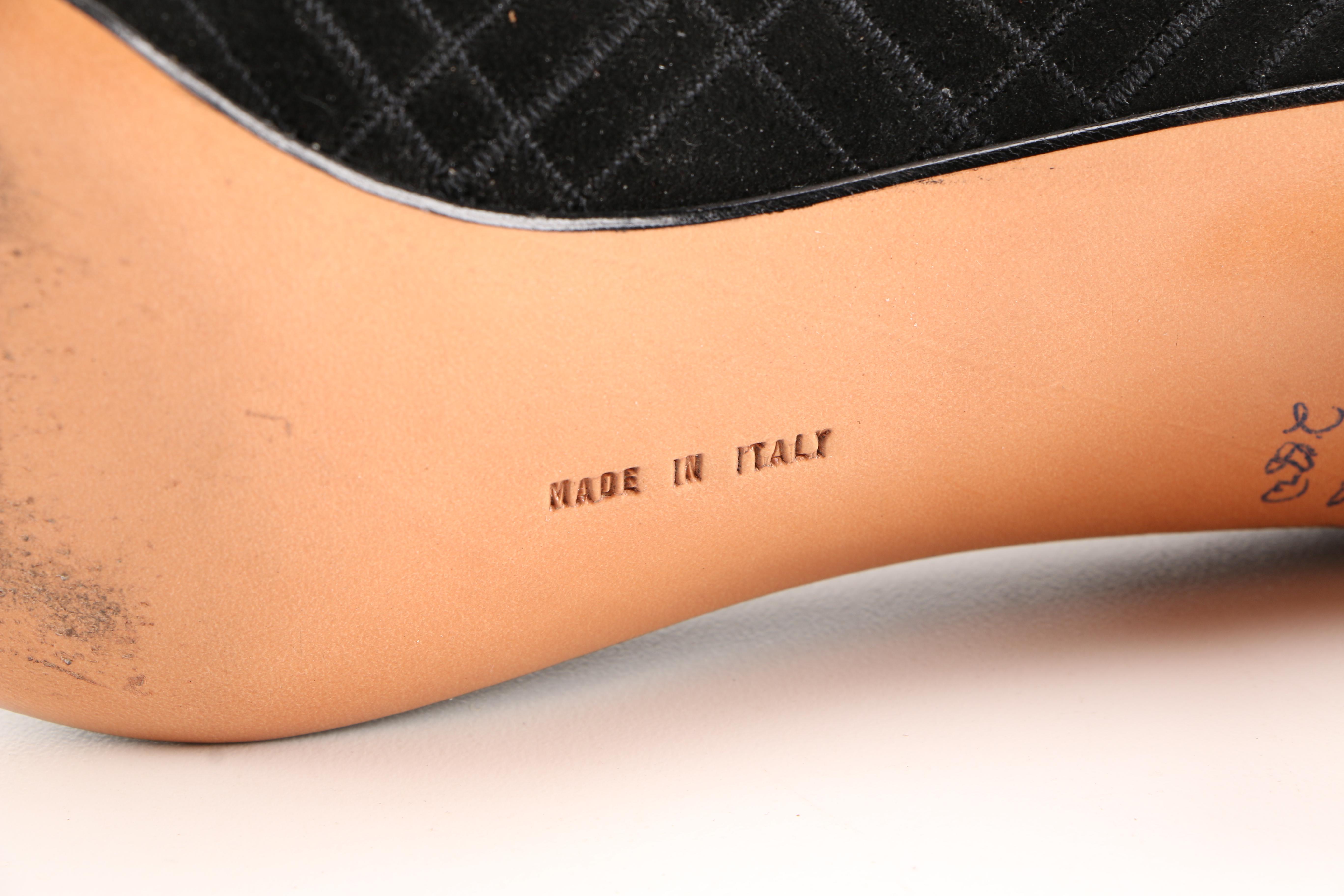 Vintage Black Salvatore Ferragamo Heels