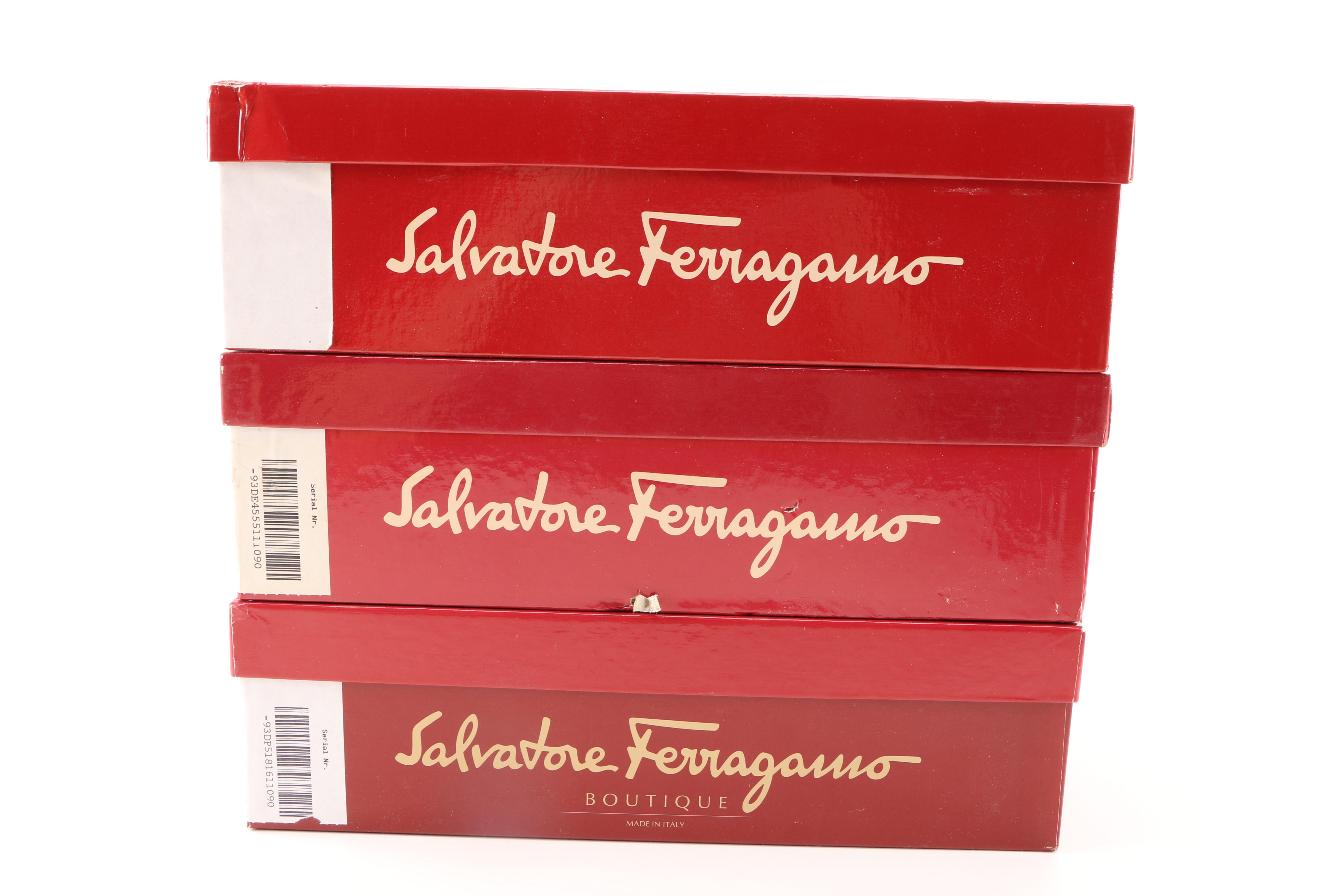Vintage Black Salvatore Ferragamo Heels