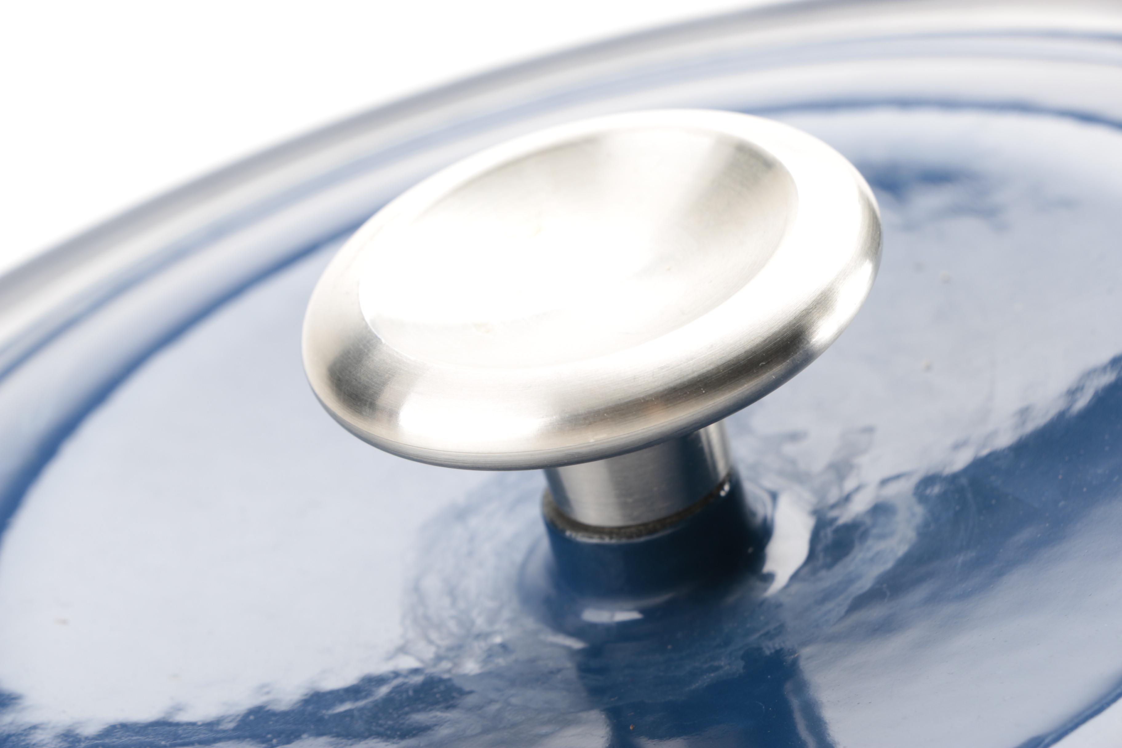 Blue Enamel Cast Iron Dutch Oven