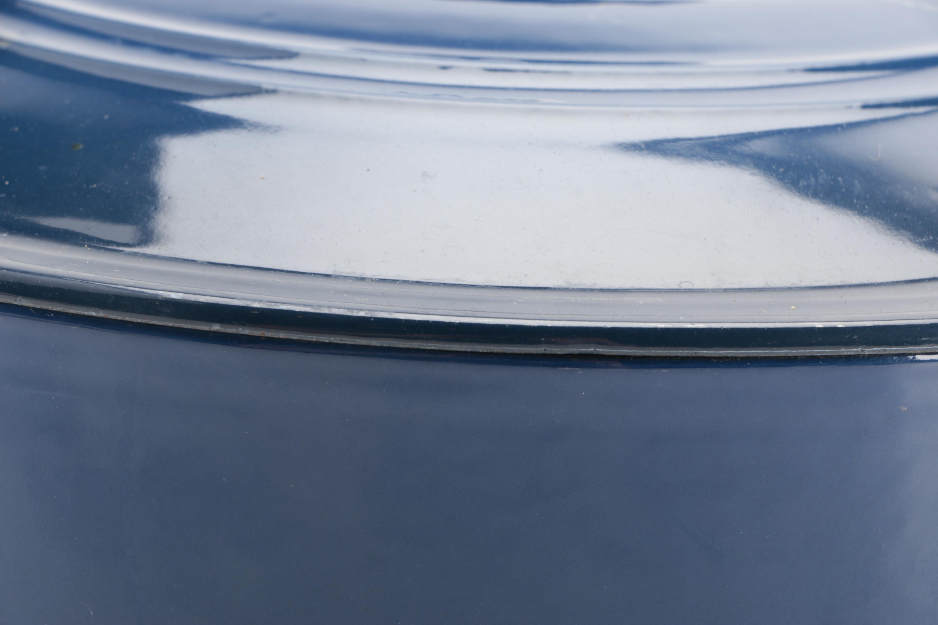 Blue Enamel Cast Iron Dutch Oven