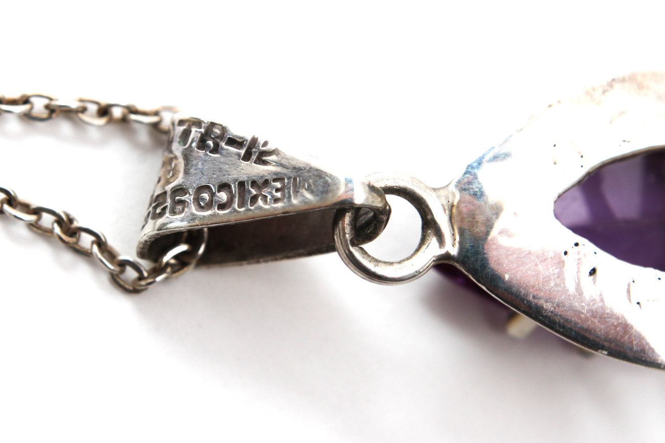 Pair of Sterling Silver Pendant Necklaces