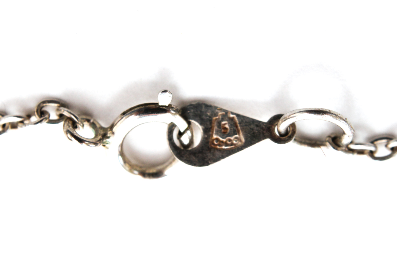 Pair of Sterling Silver Pendant Necklaces