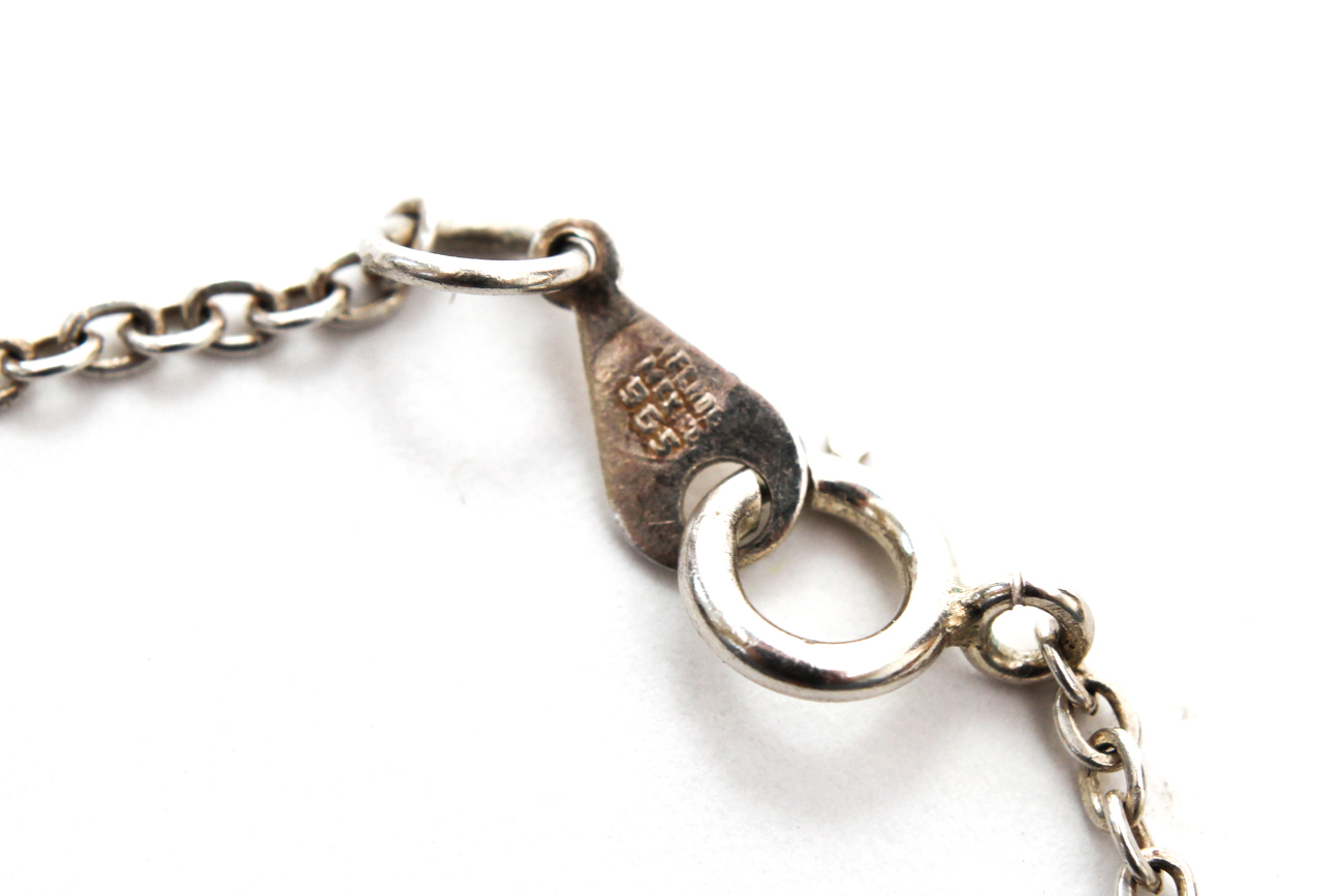 Pair of Sterling Silver Pendant Necklaces