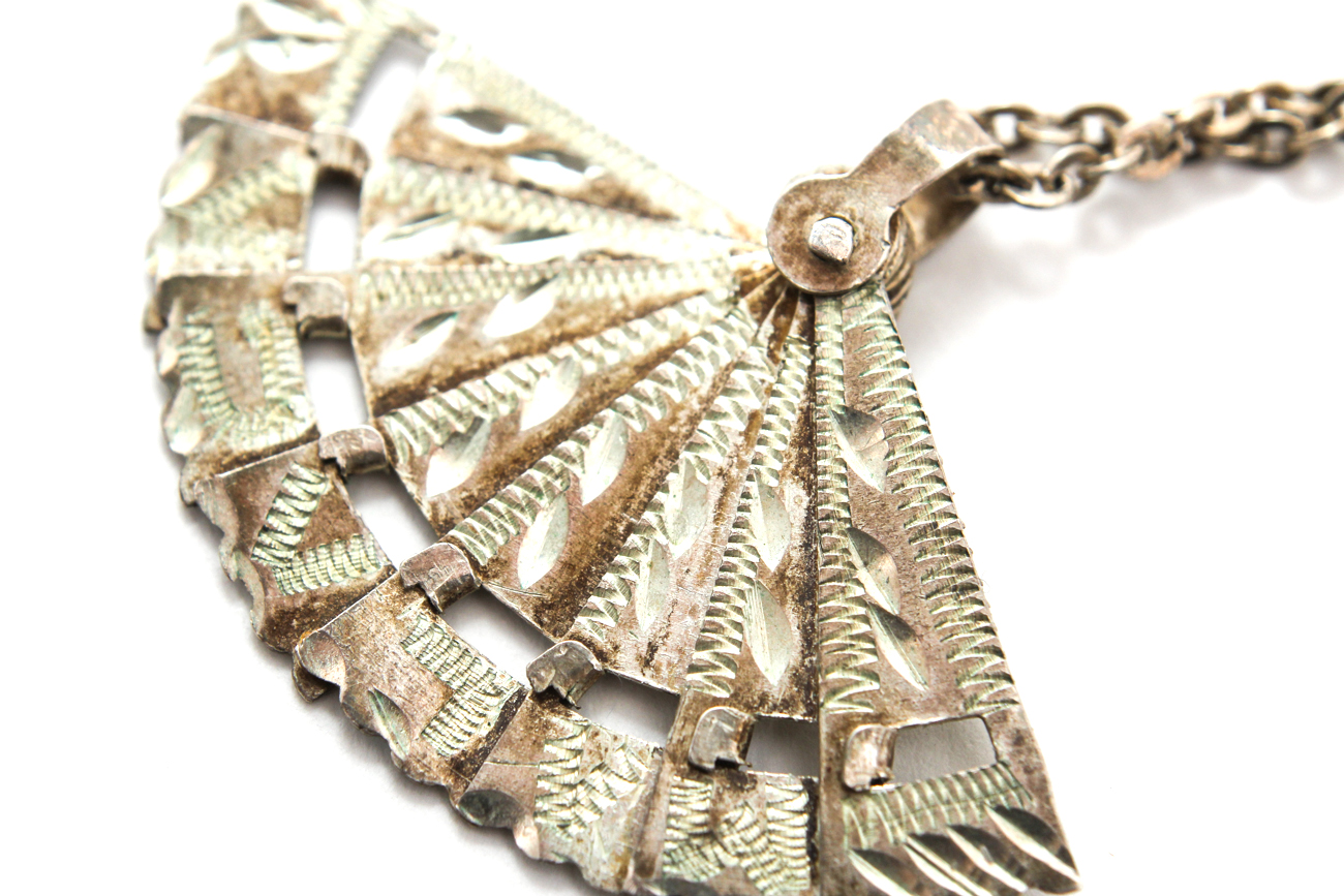 Pair of Sterling Silver Pendant Necklaces