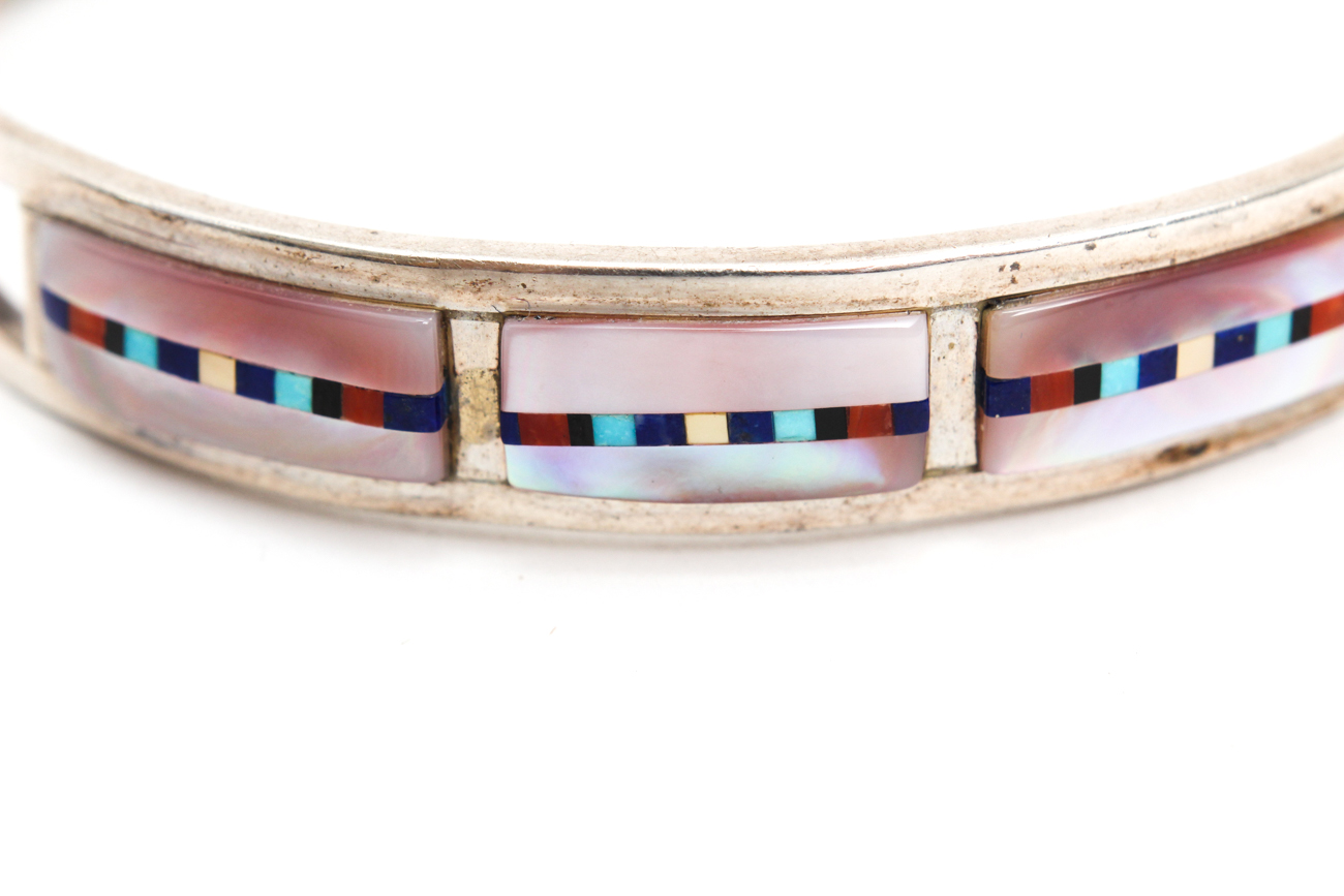 Three Sterling Silver Cuff Bracelets