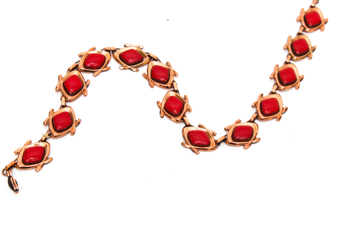 Designer Matisse-Renoir Copper Costume Jewelry