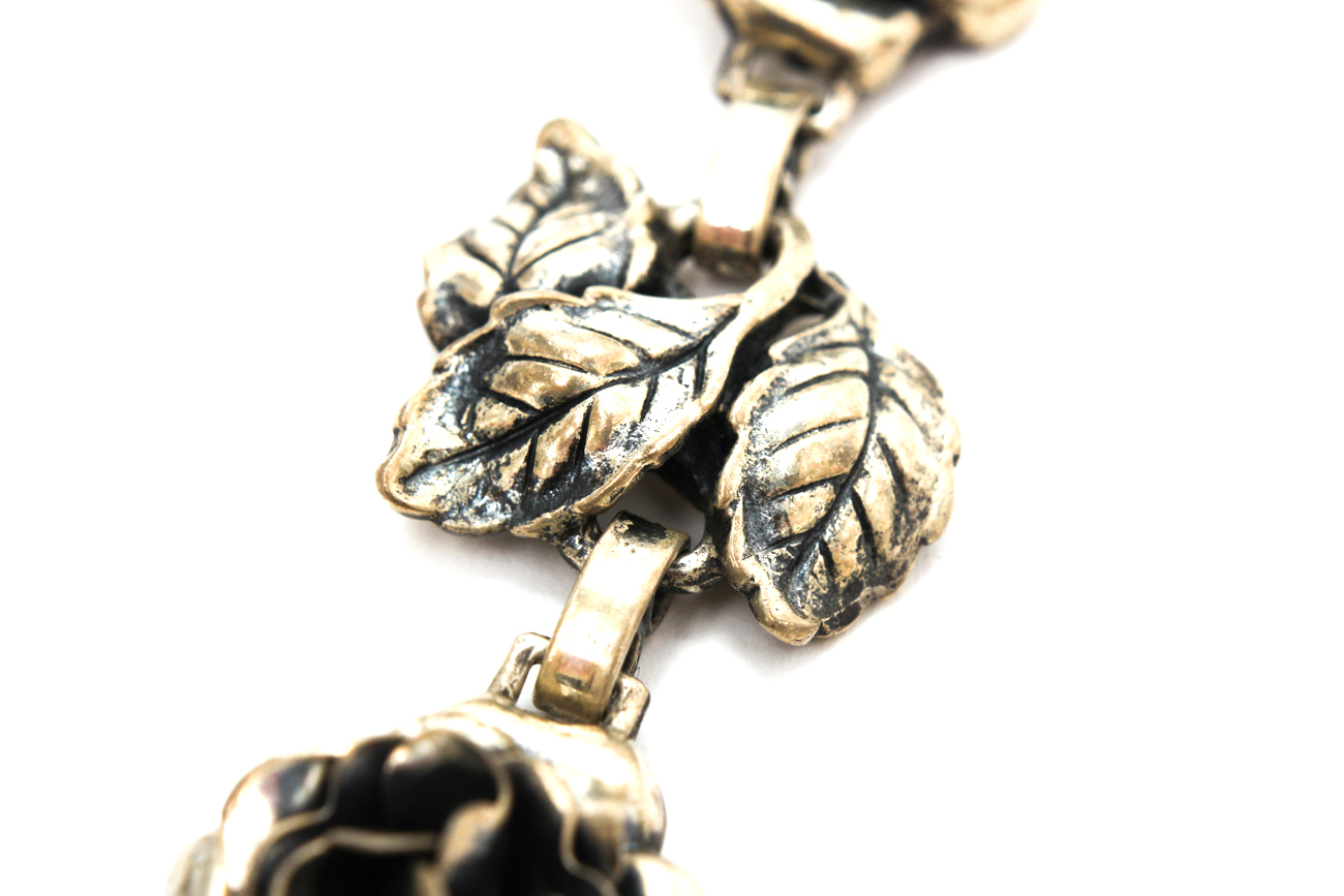 Pair of Danecraft Sterling Silver Floral Chokers