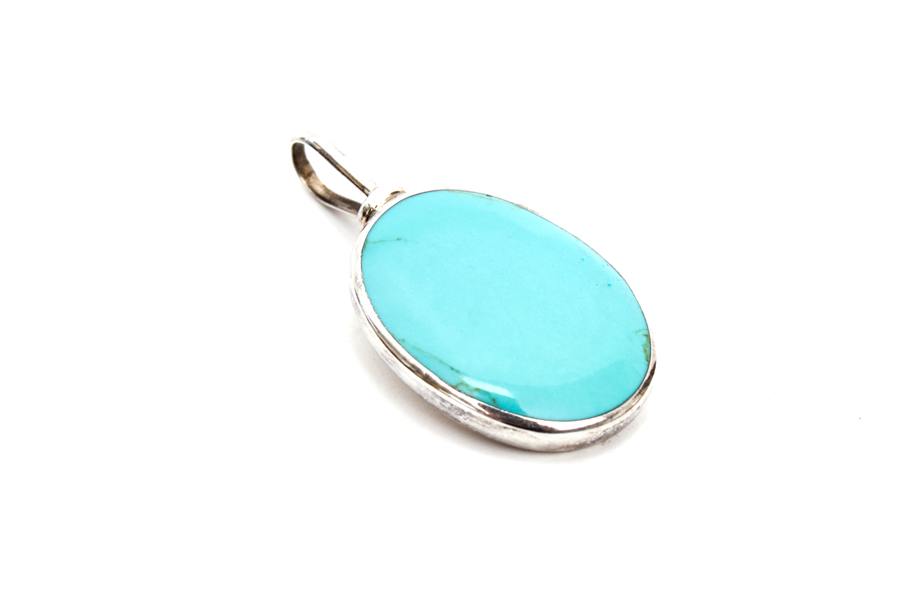 Sterling Silver Necklace With Two Pendants