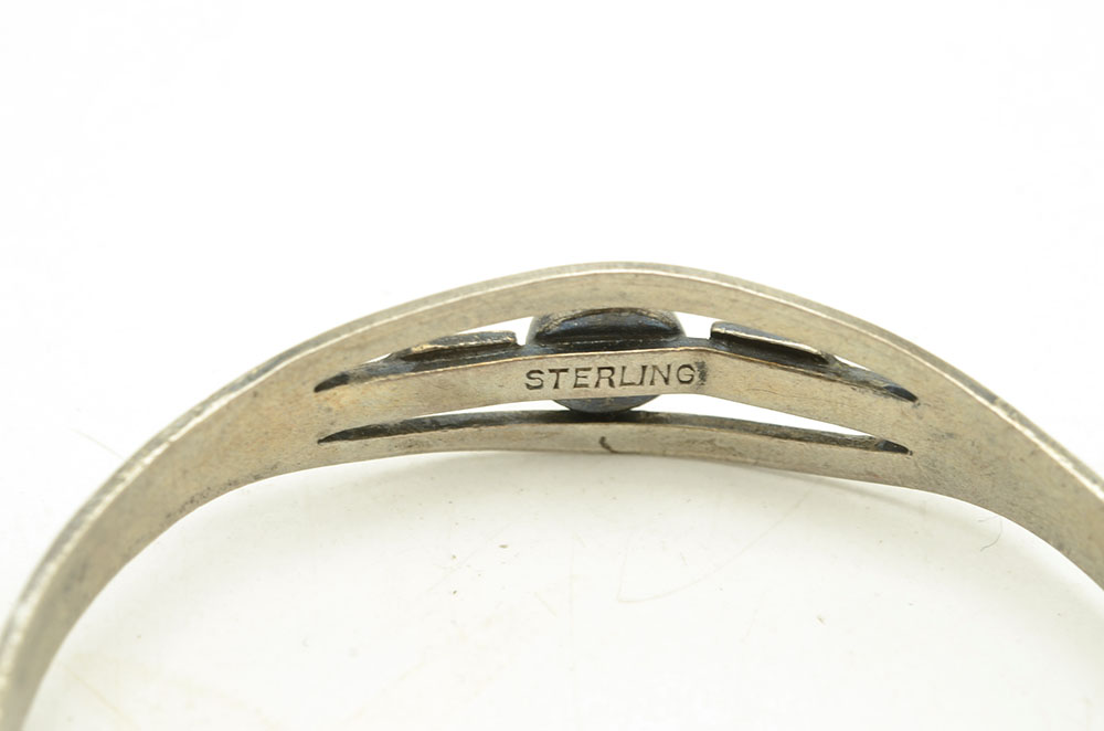 Sterling Southwest Style Children's Cuff Bracelets and Earrings