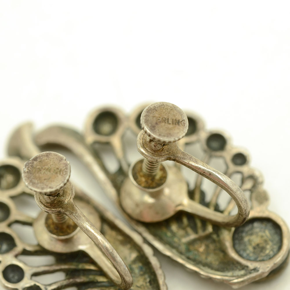 Sterling Southwest Style Children's Cuff Bracelets and Earrings