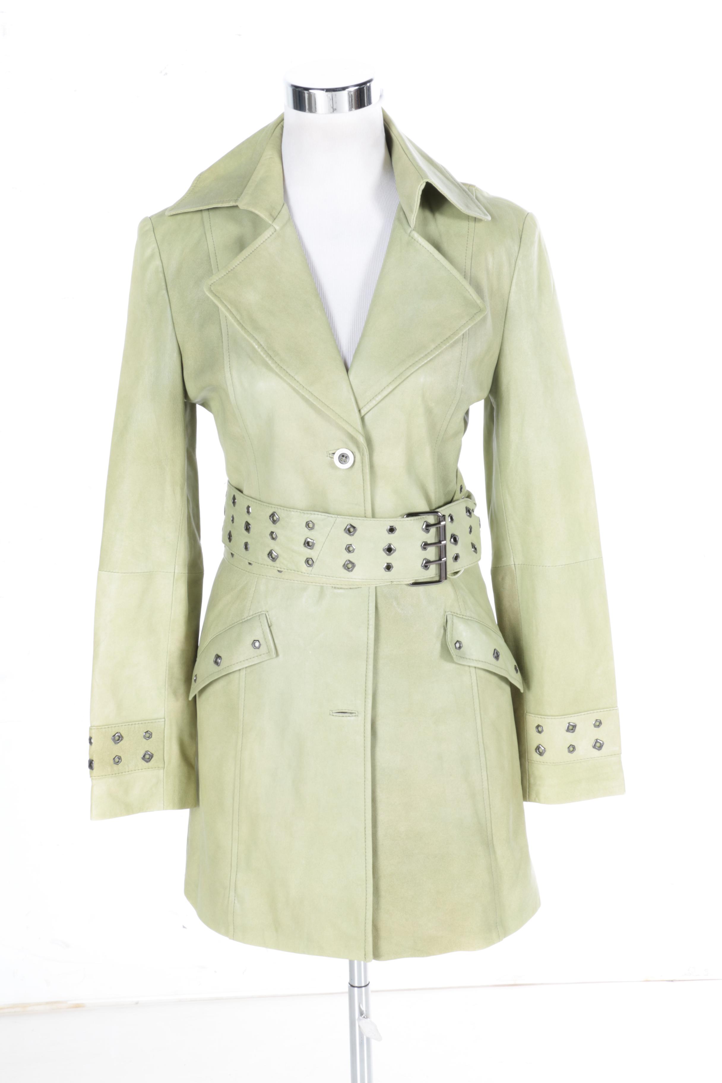 Women's Leather Trench Coats by Nicola Berti and Remy
