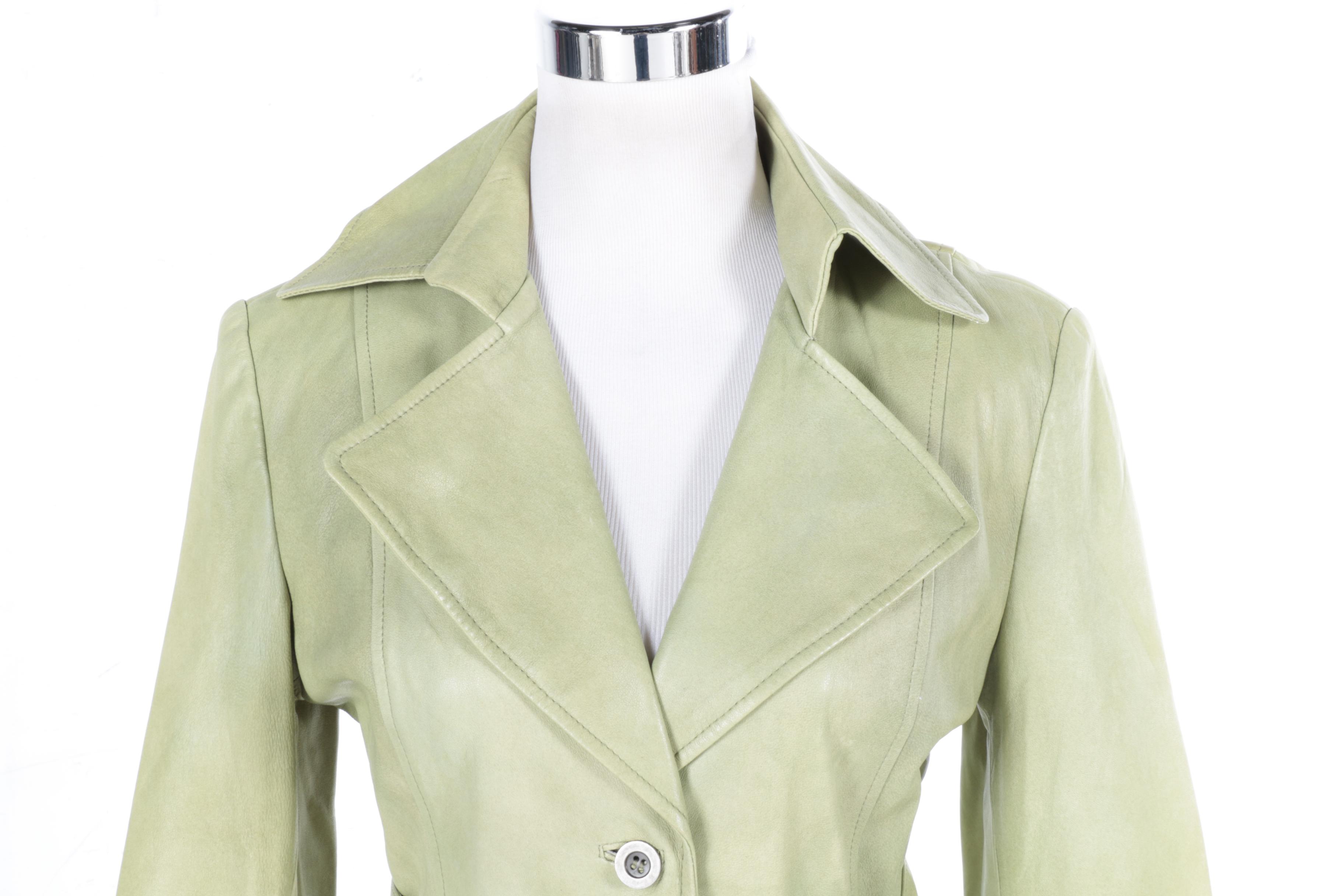 Women's Leather Trench Coats by Nicola Berti and Remy