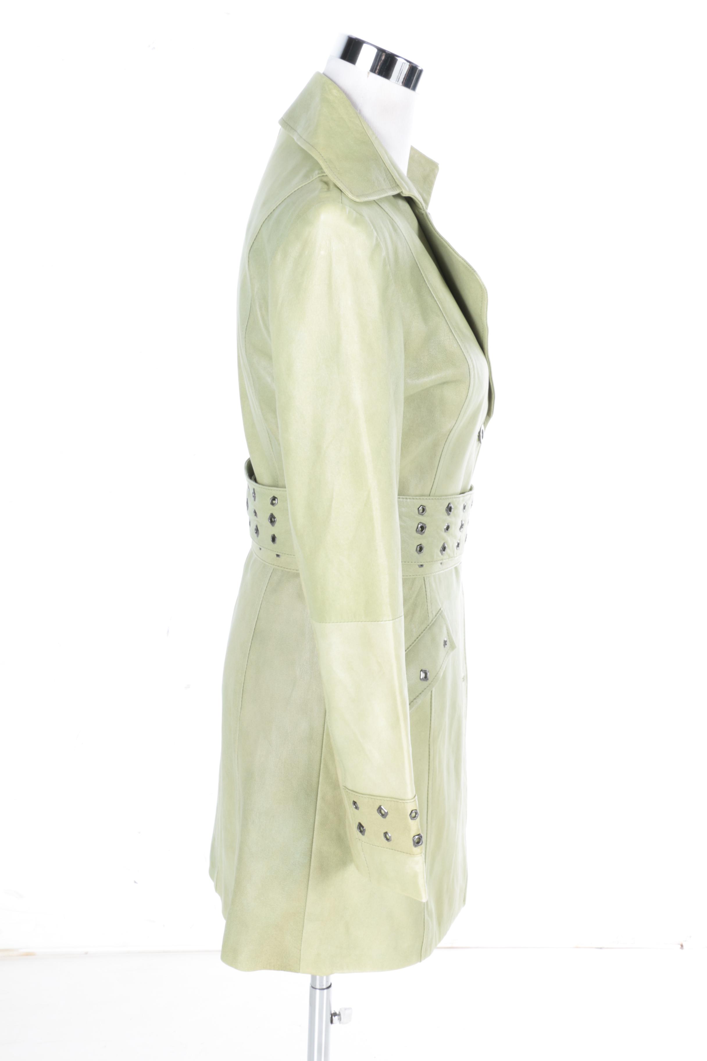 Women's Leather Trench Coats by Nicola Berti and Remy