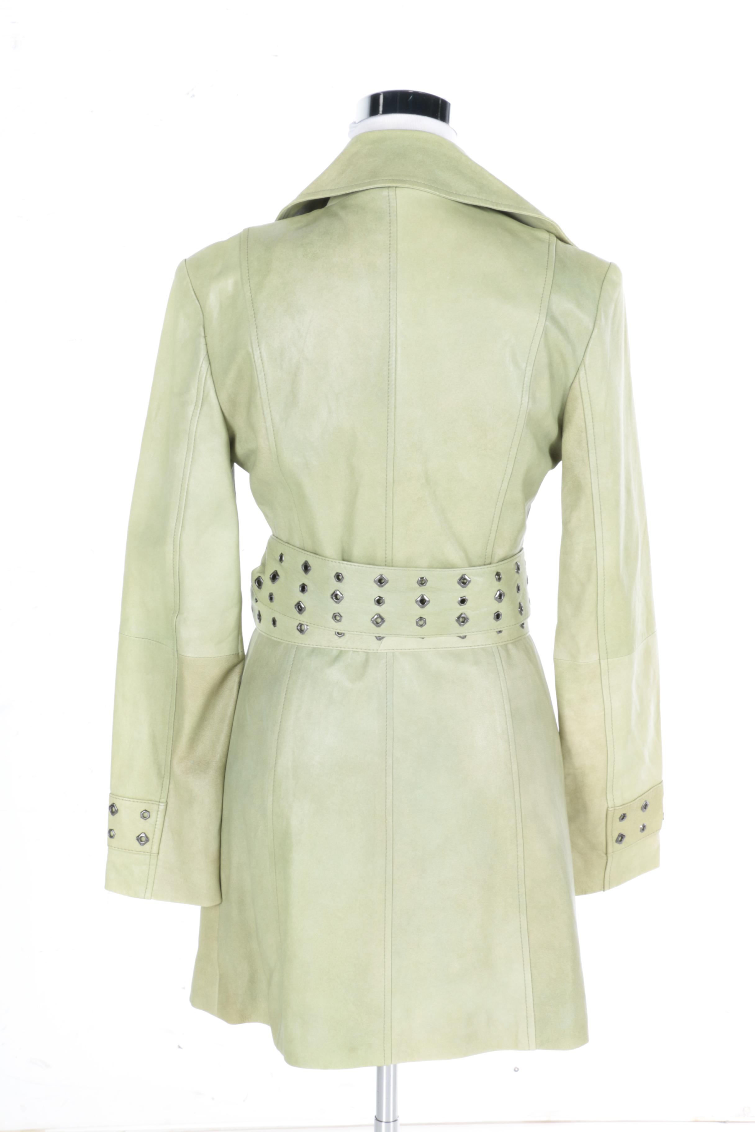 Women's Leather Trench Coats by Nicola Berti and Remy