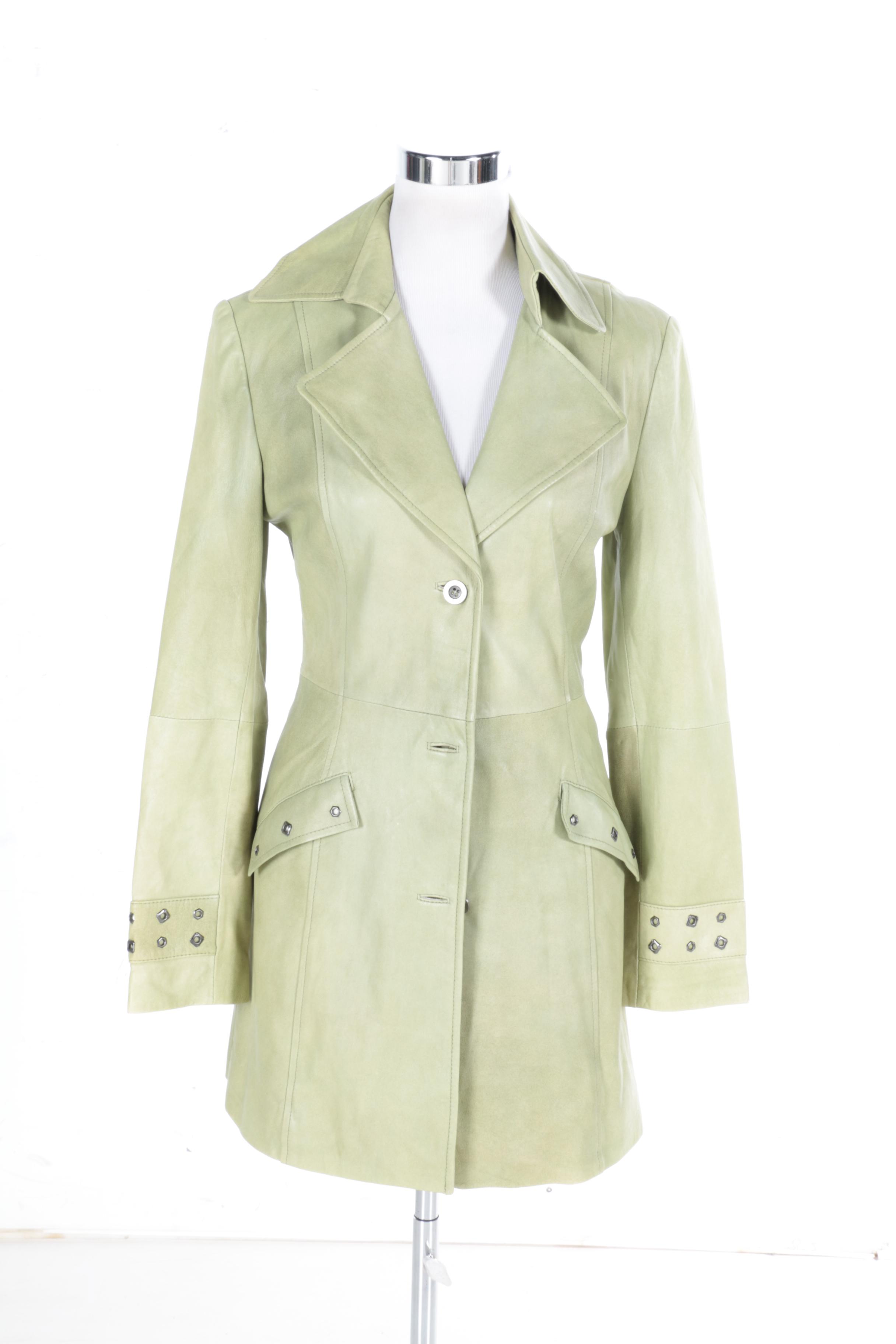 Women's Leather Trench Coats by Nicola Berti and Remy