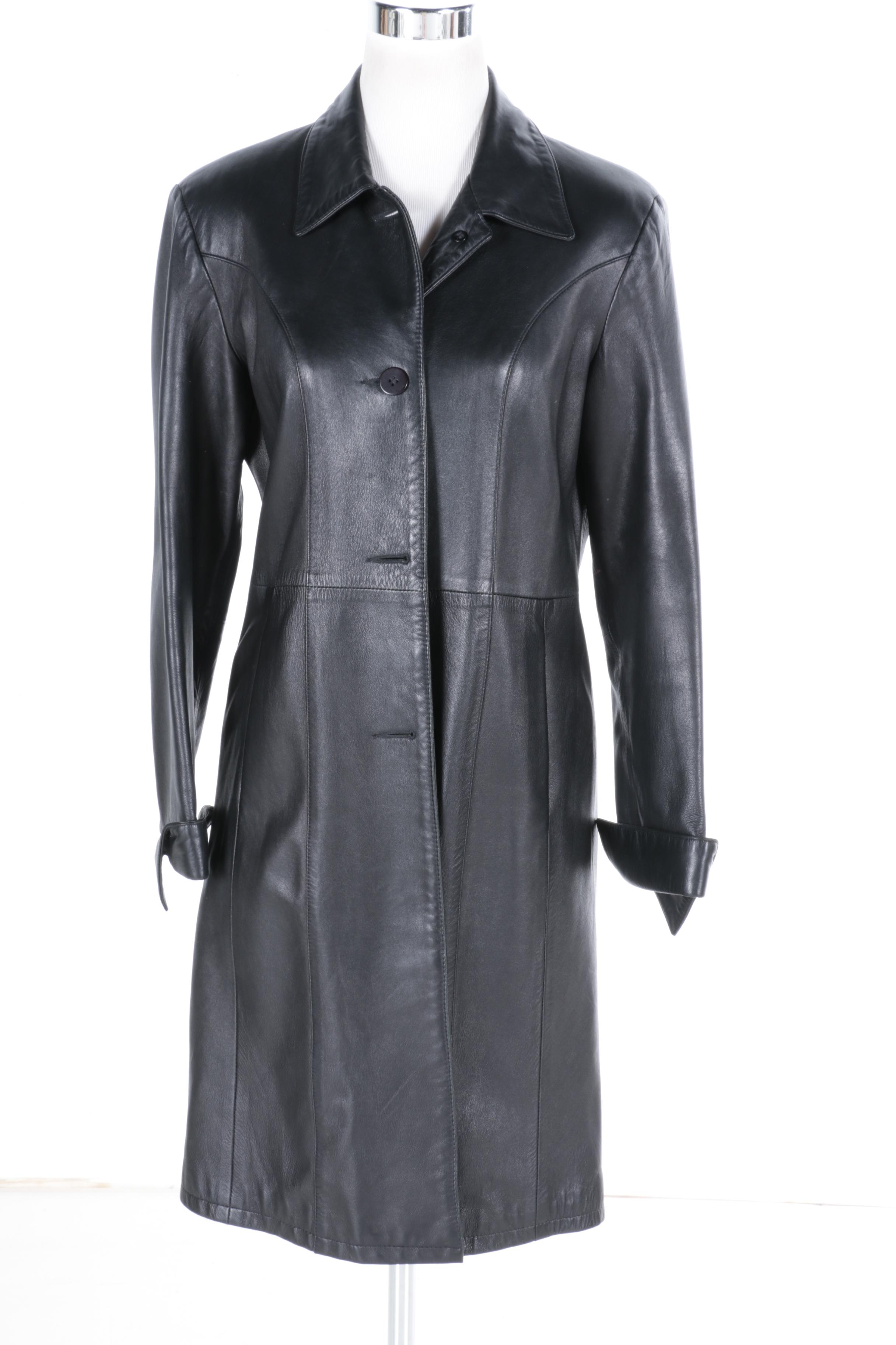 Women's Leather Trench Coats by Nicola Berti and Remy
