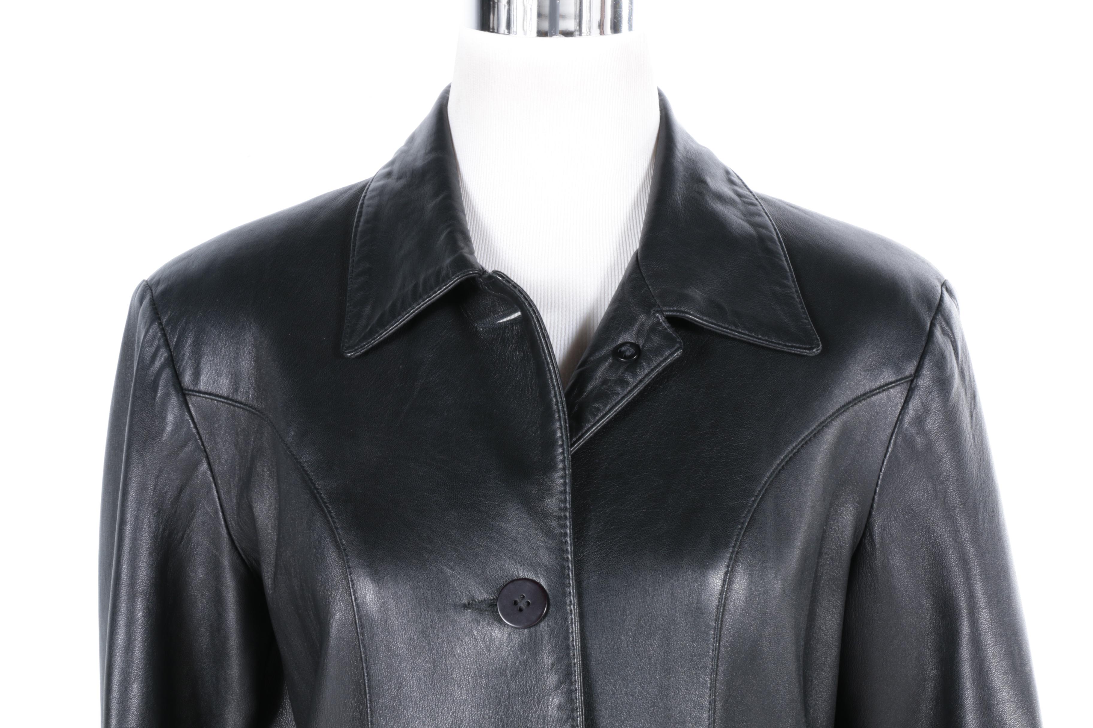 Women's Leather Trench Coats by Nicola Berti and Remy