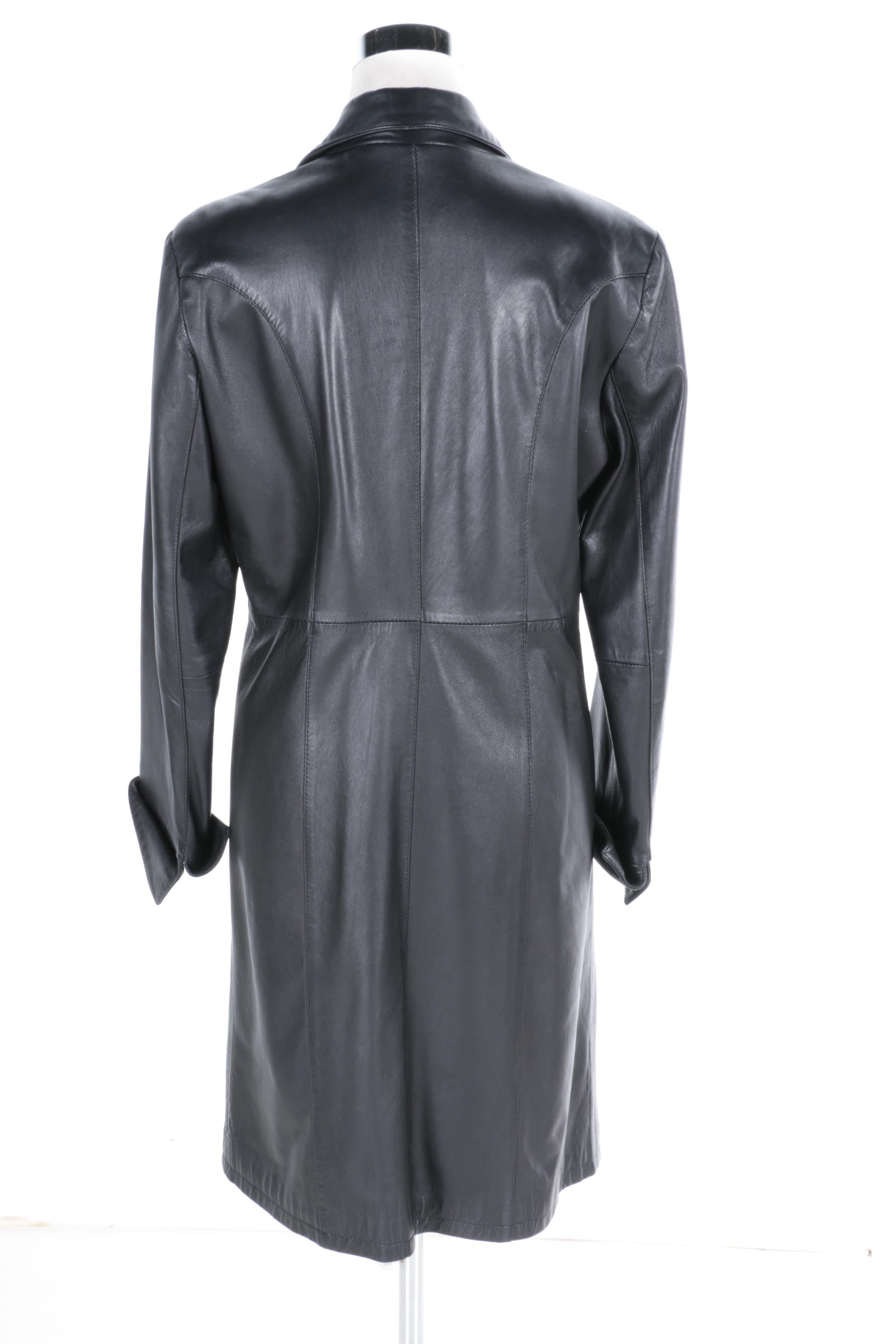 Women's Leather Trench Coats by Nicola Berti and Remy