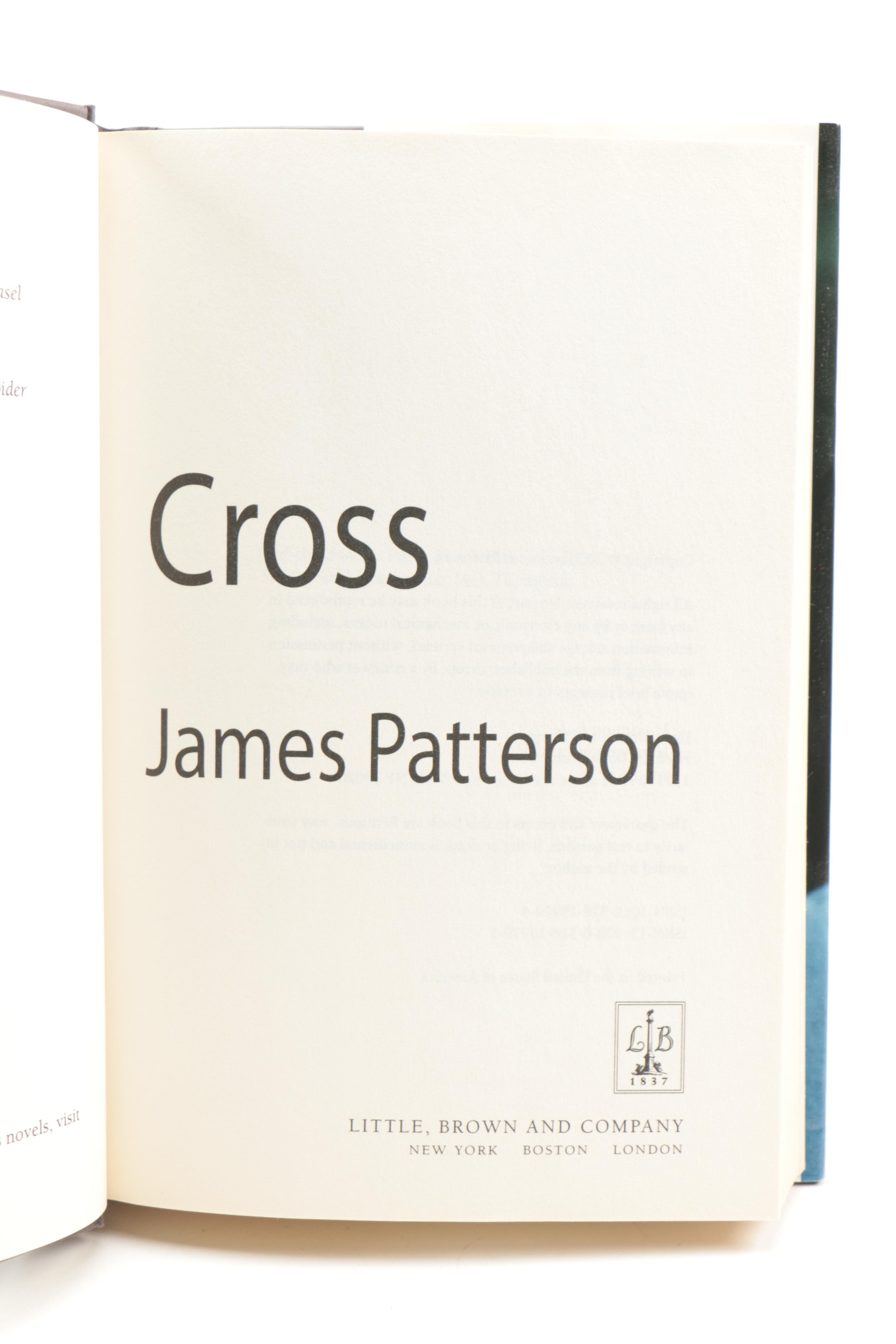 Hardcover Fiction Books Including Titles by James Patterson