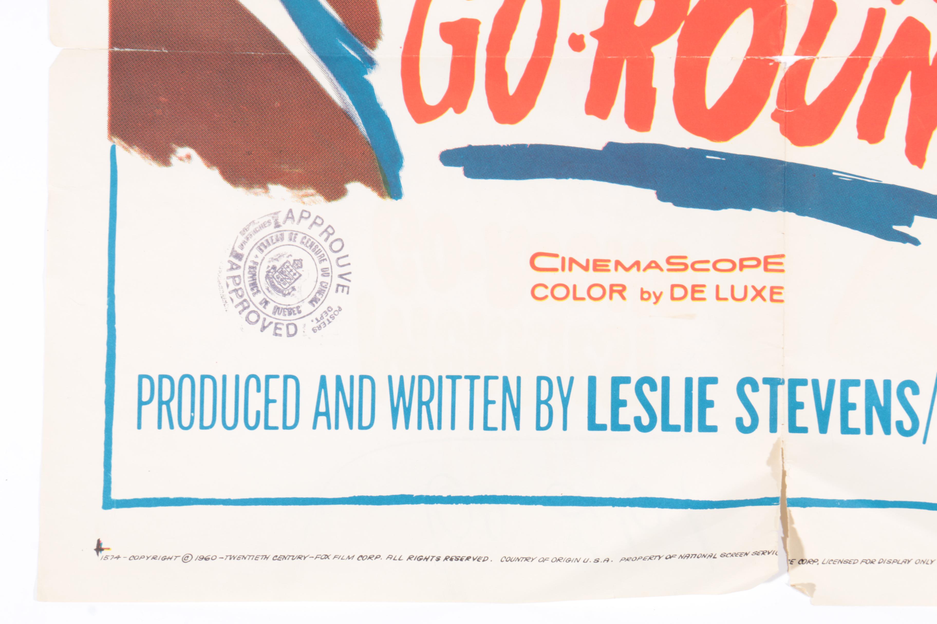 1960 Film Poster "The Marriage Go-Round"