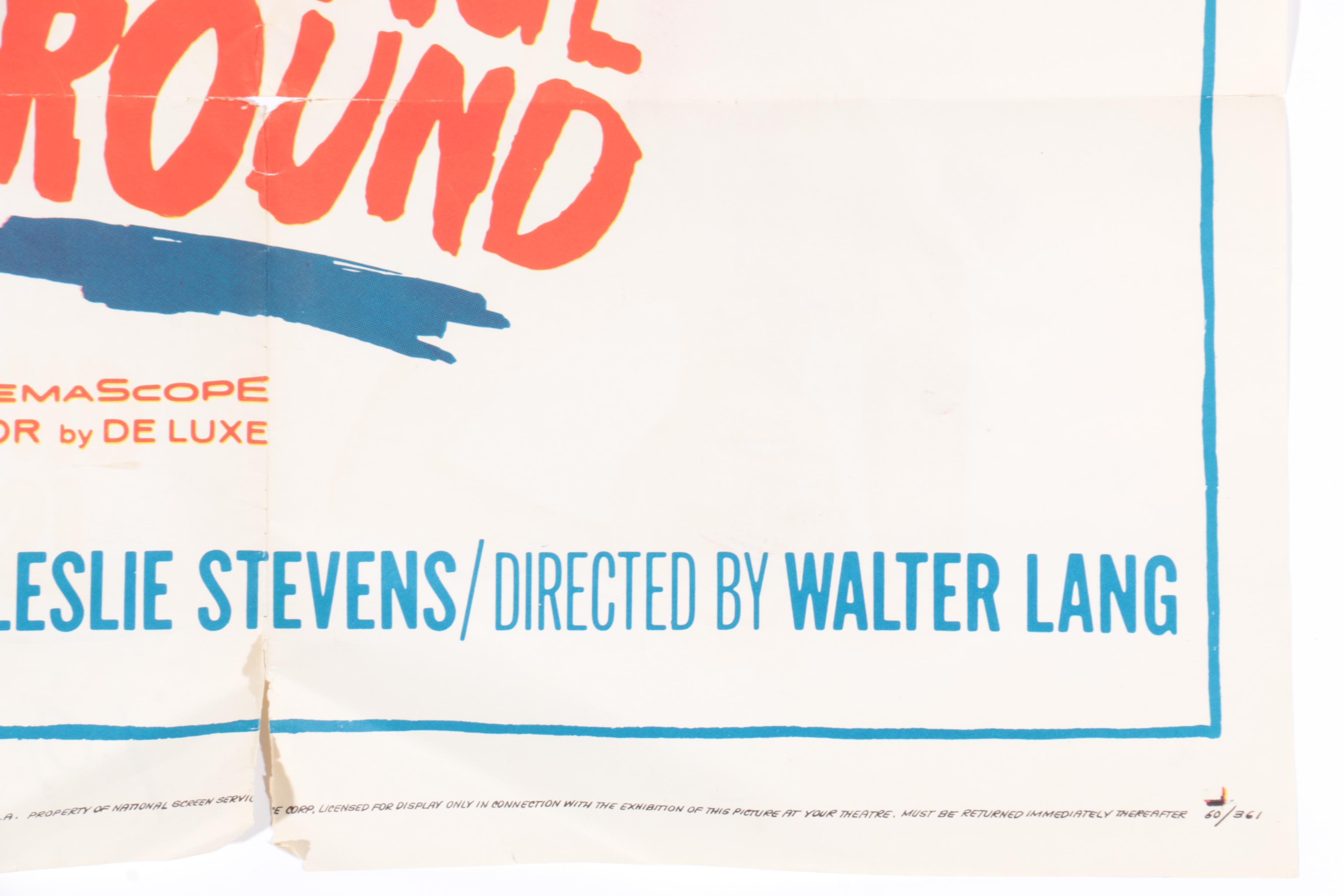 1960 Film Poster "The Marriage Go-Round"