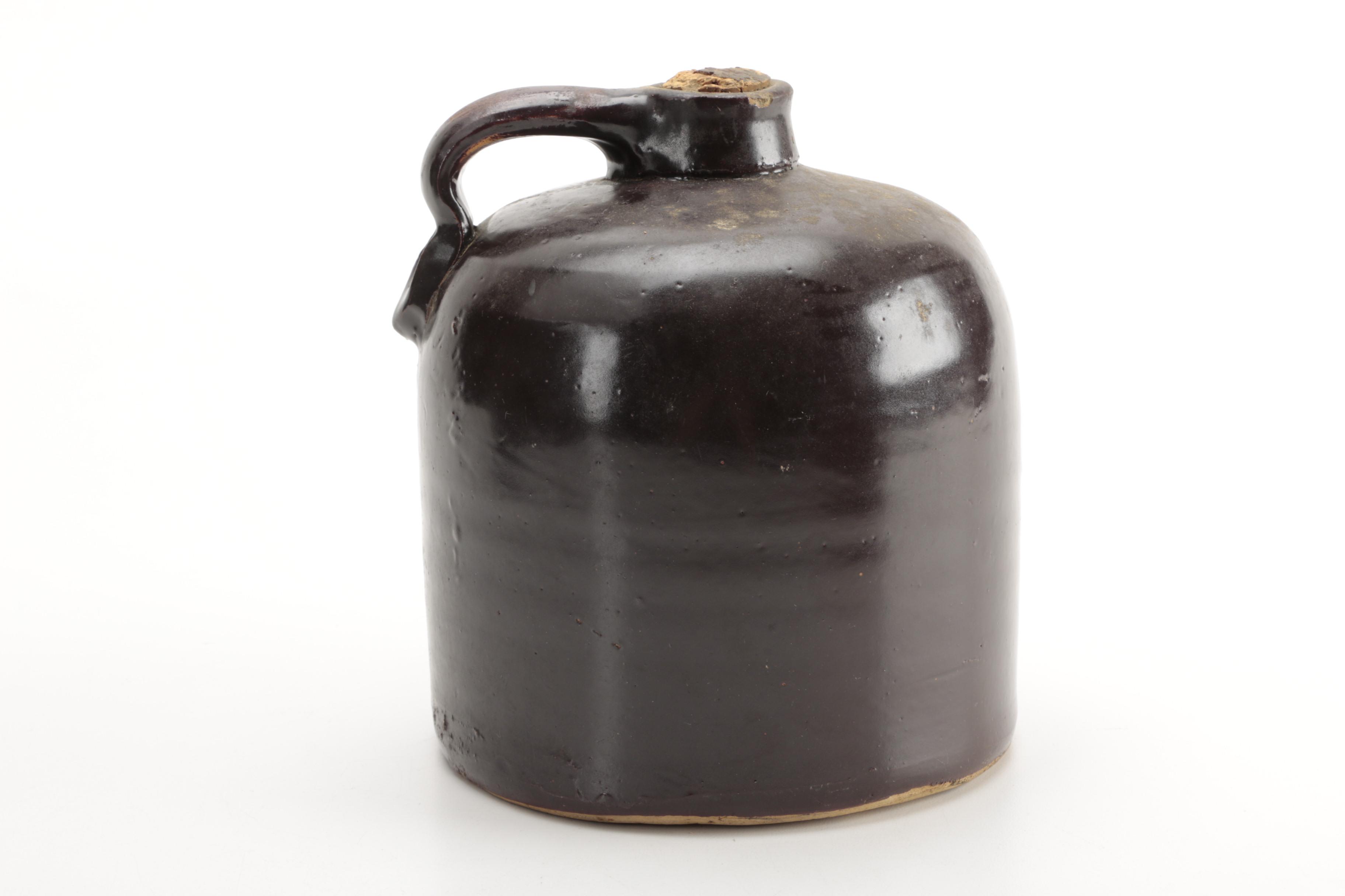 Selection of Vintage Stoneware Crocks and Vessels