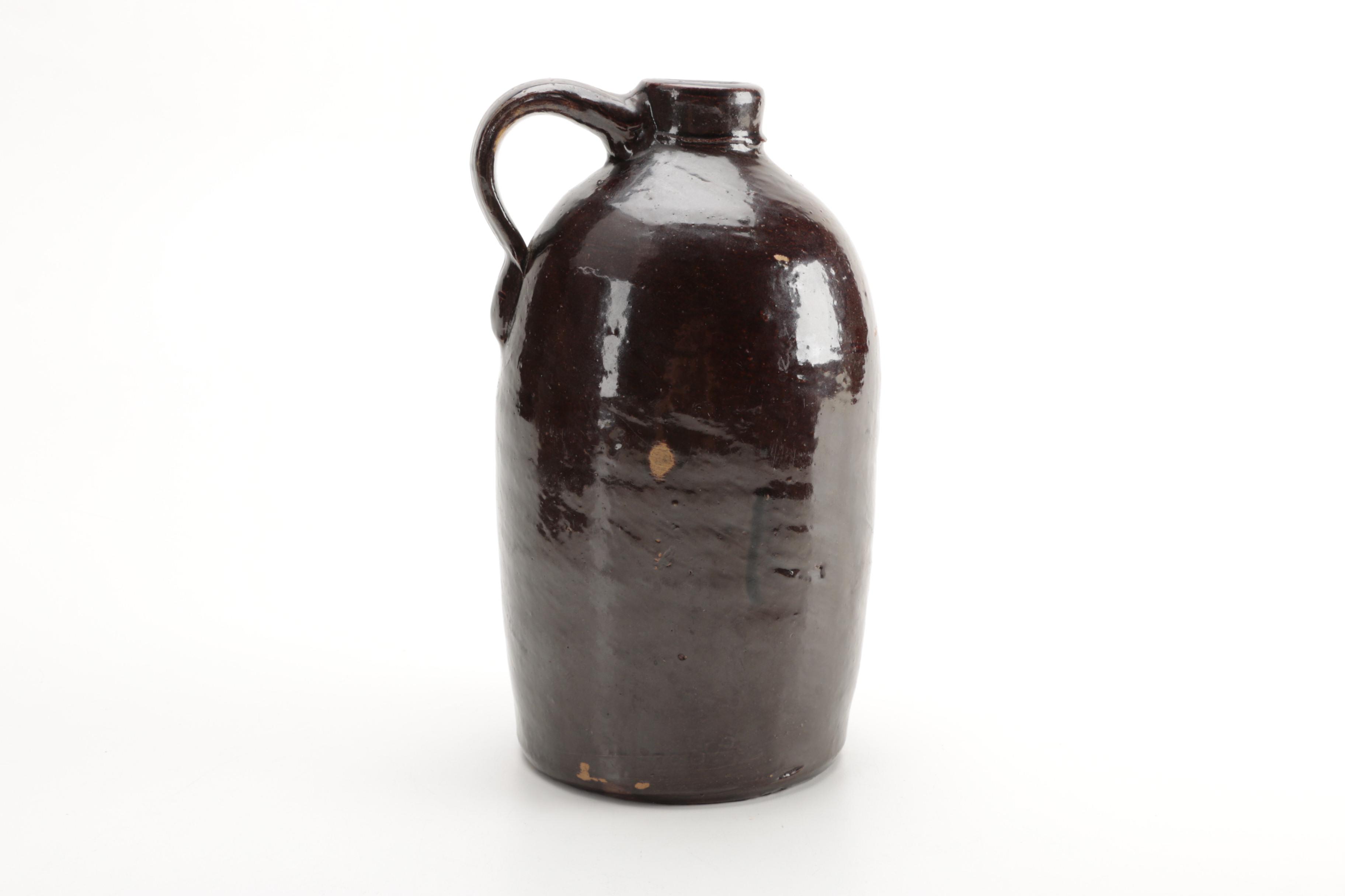 Selection of Vintage Stoneware Crocks and Vessels