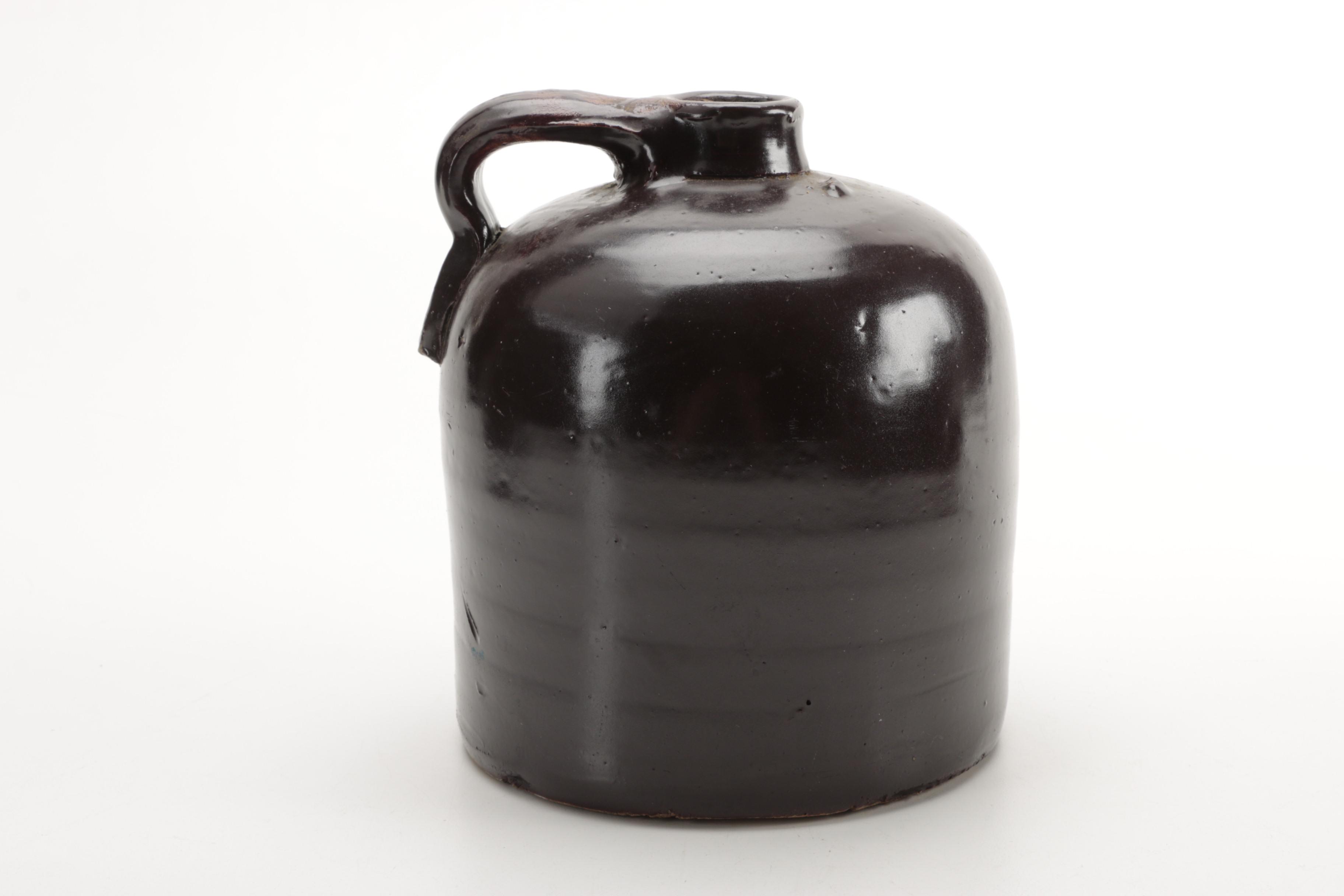 Selection of Vintage Stoneware Crocks and Vessels