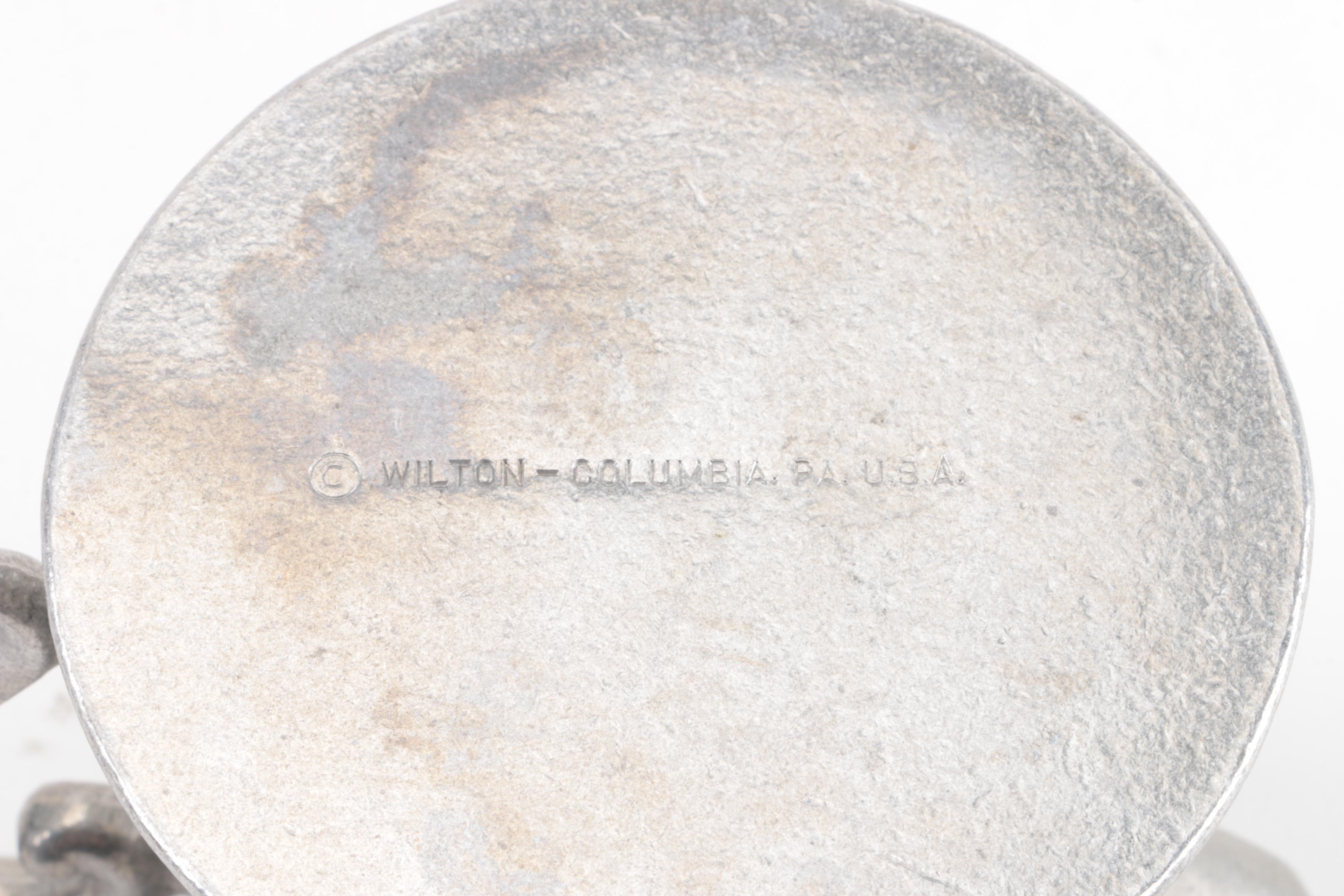 Pewter Tableware and Silver Plate Barware With Mixing Bowls