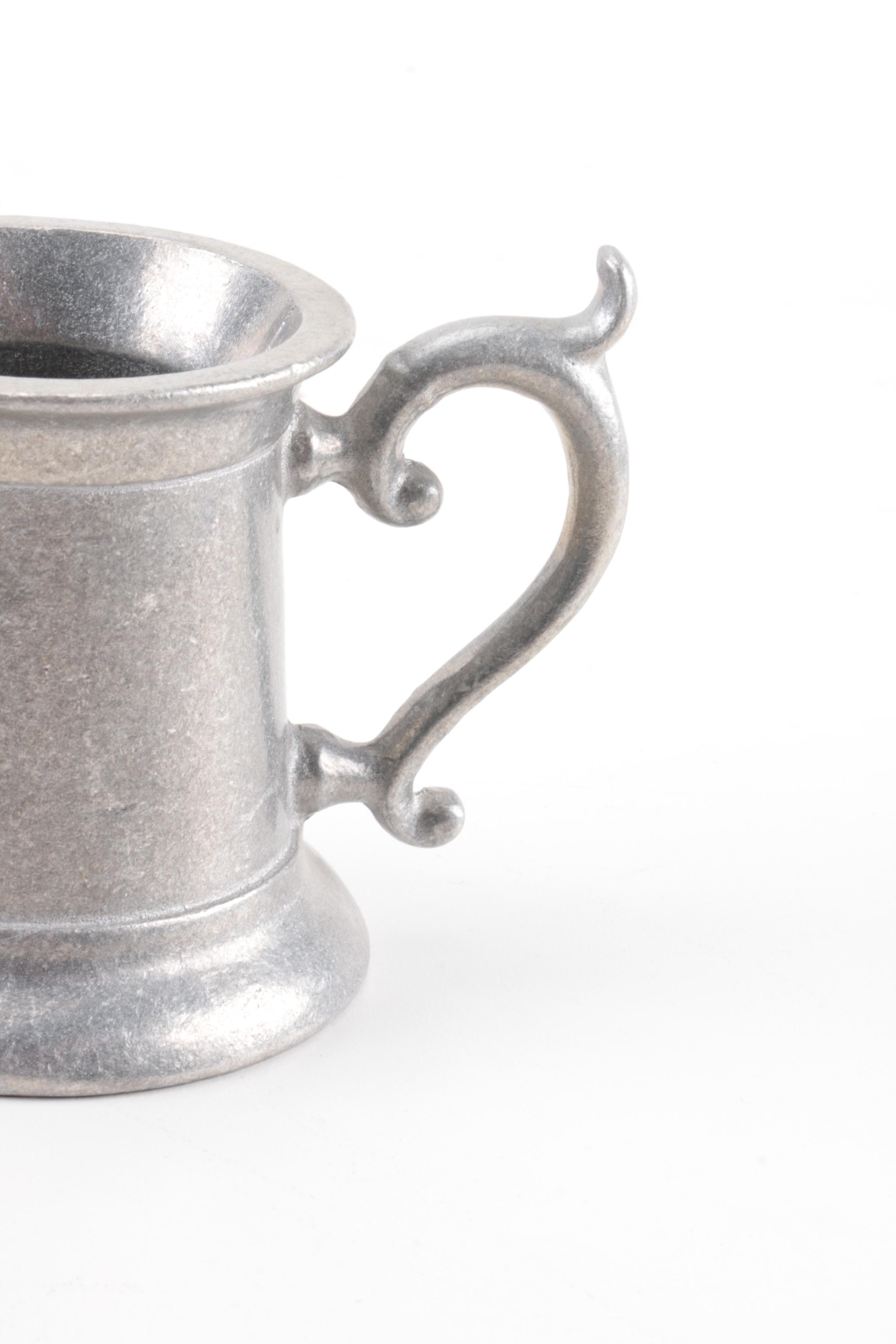 Pewter Tableware and Silver Plate Barware With Mixing Bowls