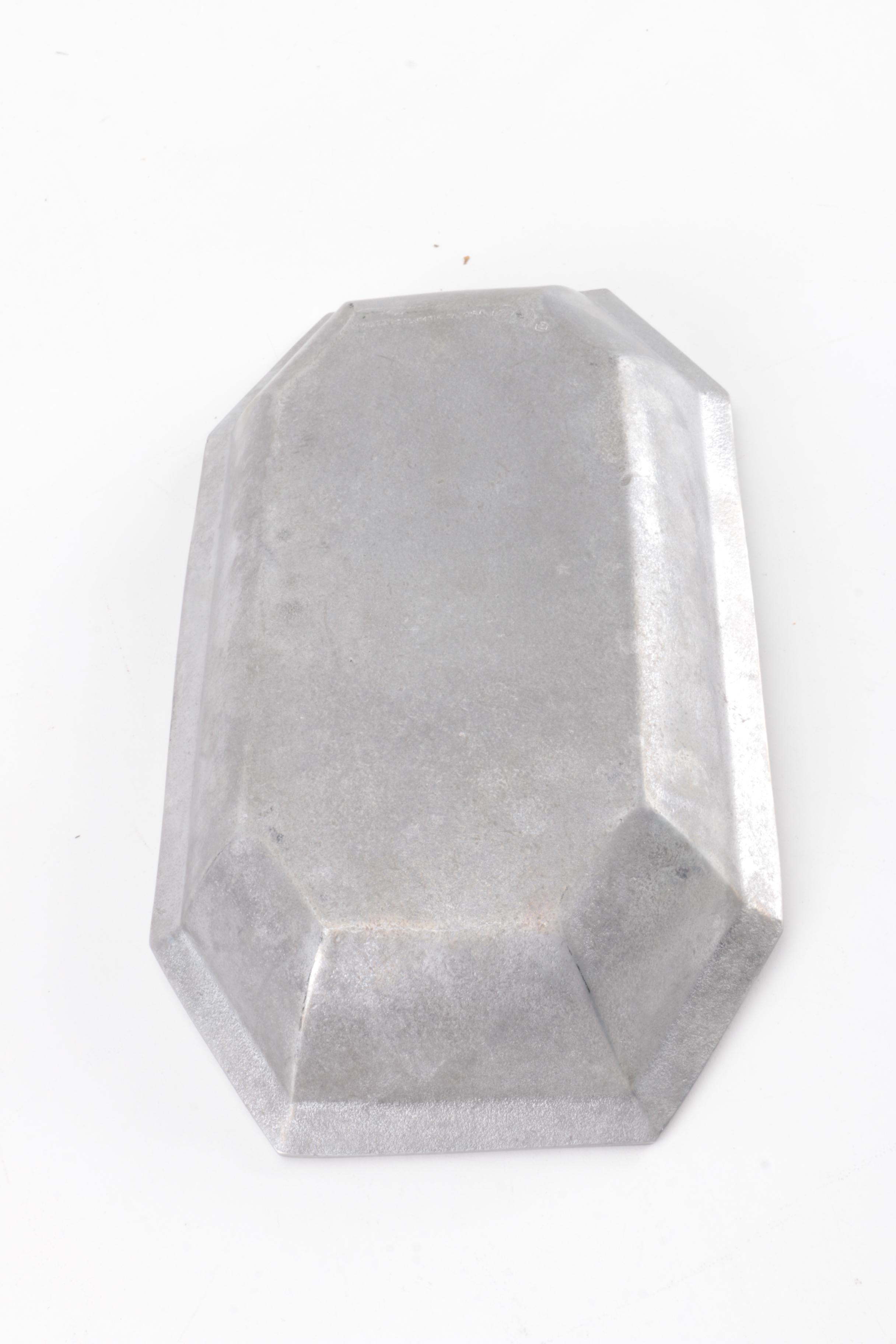 Pewter Tableware and Silver Plate Barware With Mixing Bowls