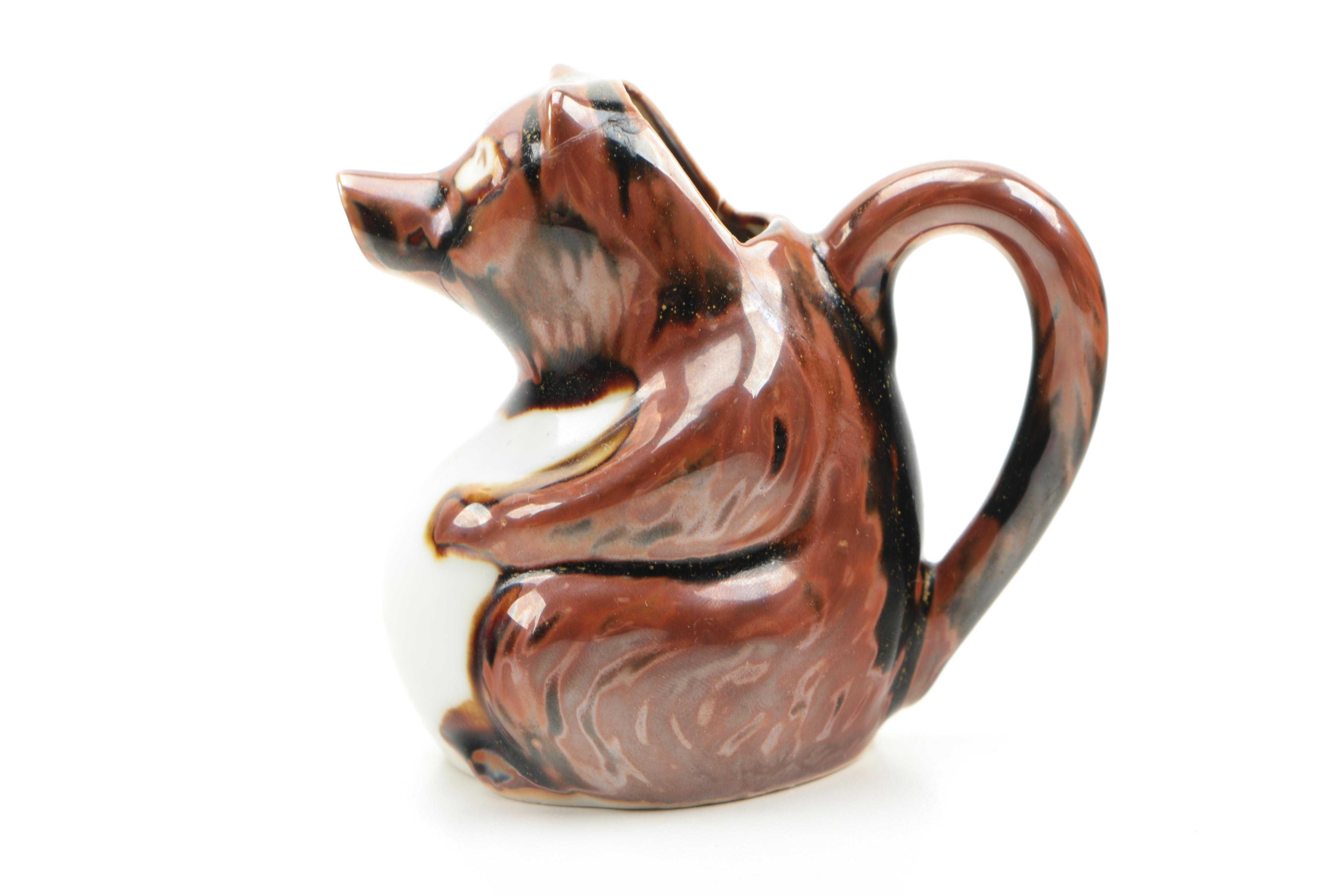 Assorted Ceramic Animal Themed Creamers