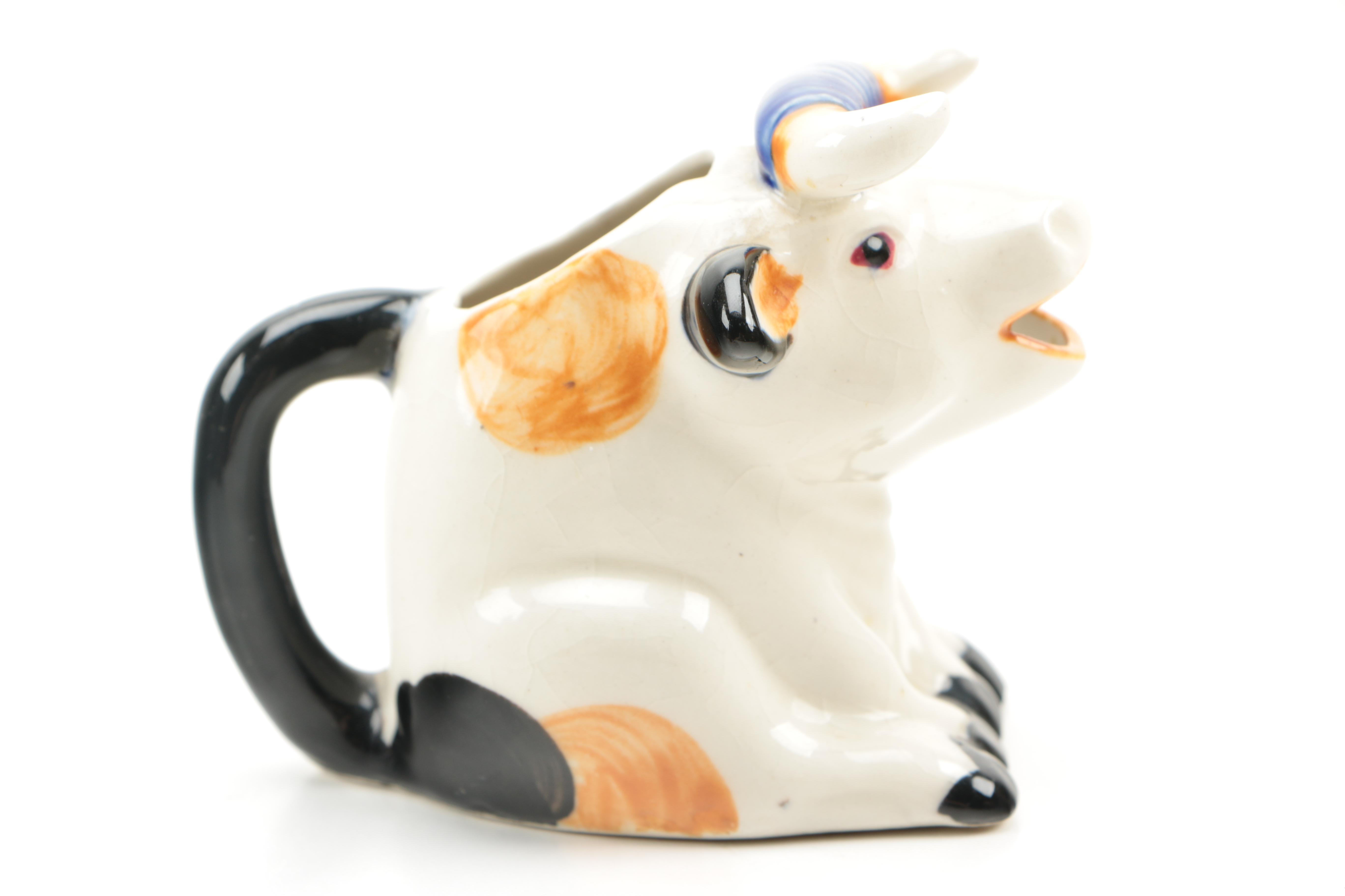 Assorted Ceramic Animal Themed Creamers