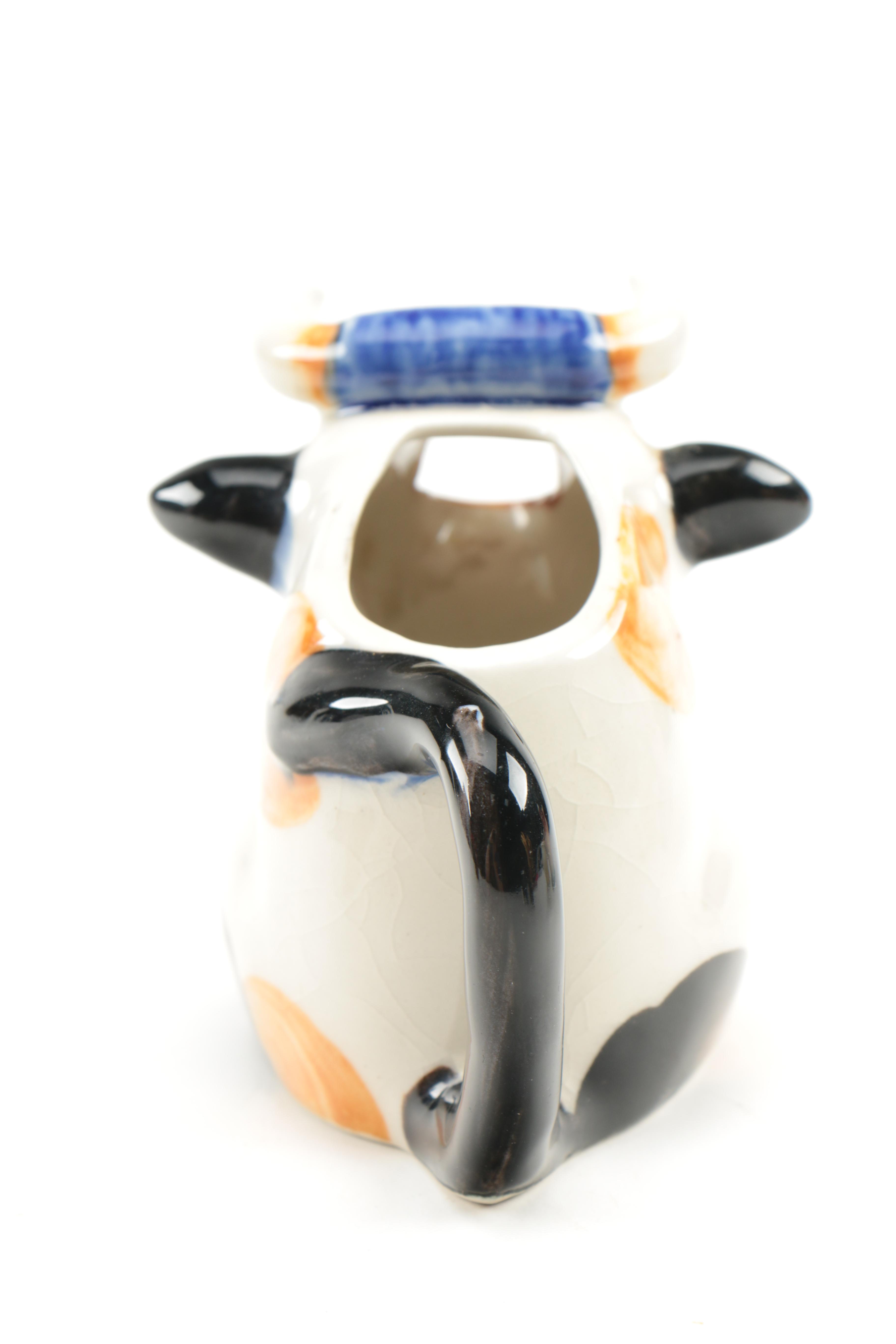 Assorted Ceramic Animal Themed Creamers