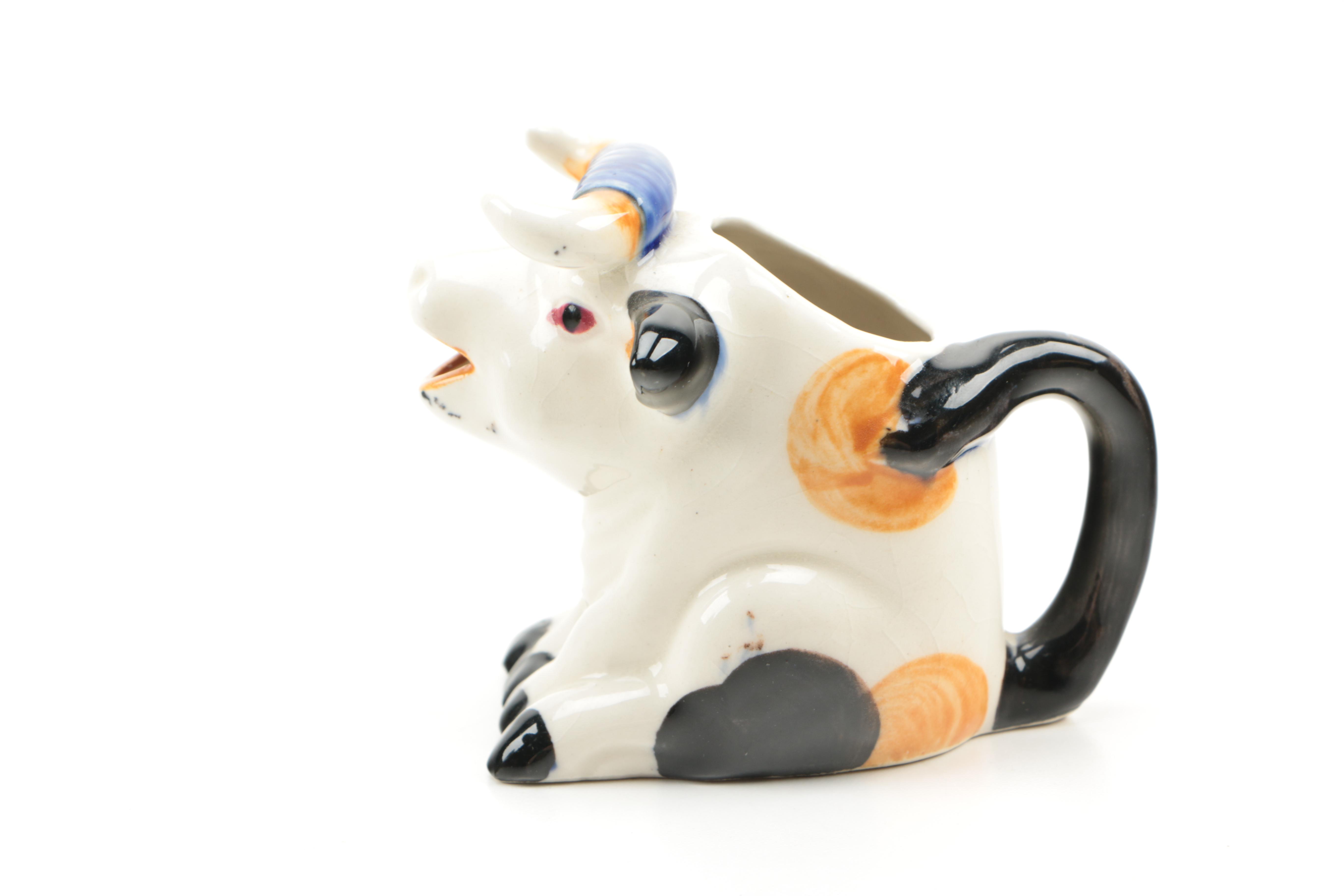 Assorted Ceramic Animal Themed Creamers