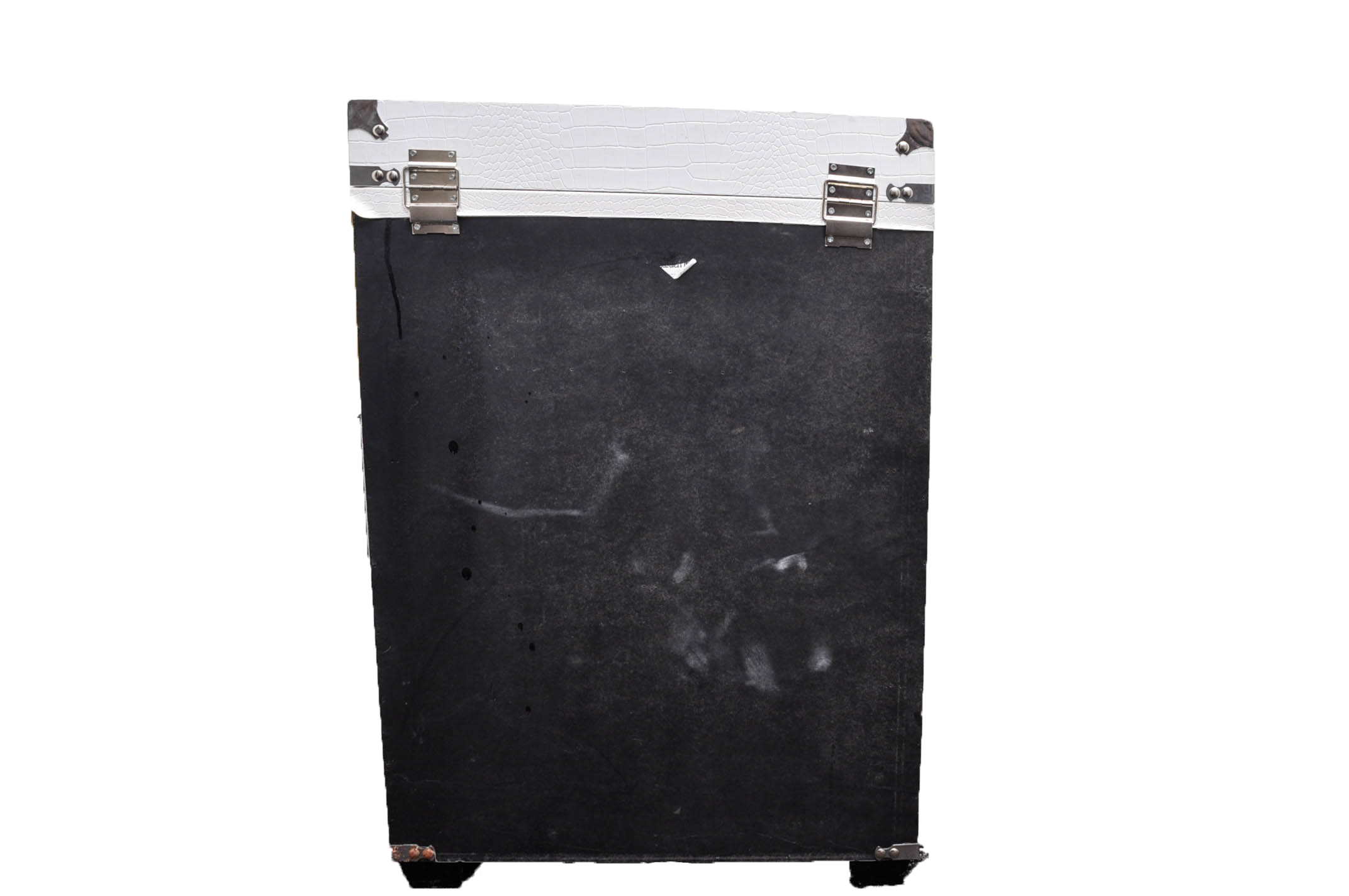 White Crocodile Embossed Chest