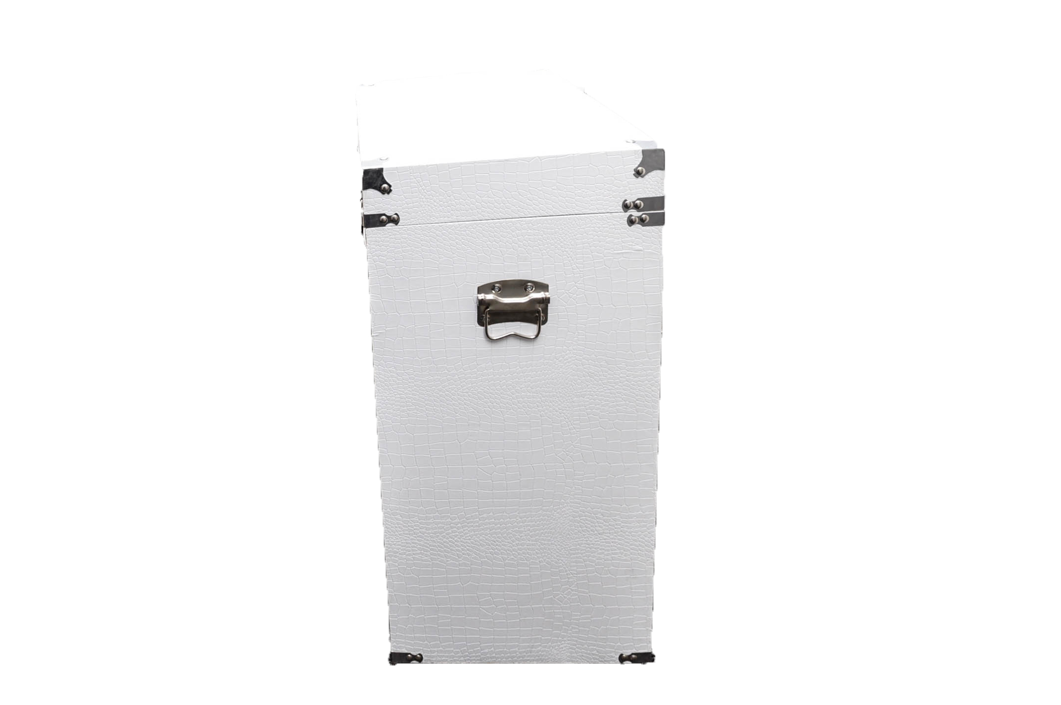 White Crocodile Embossed Chest