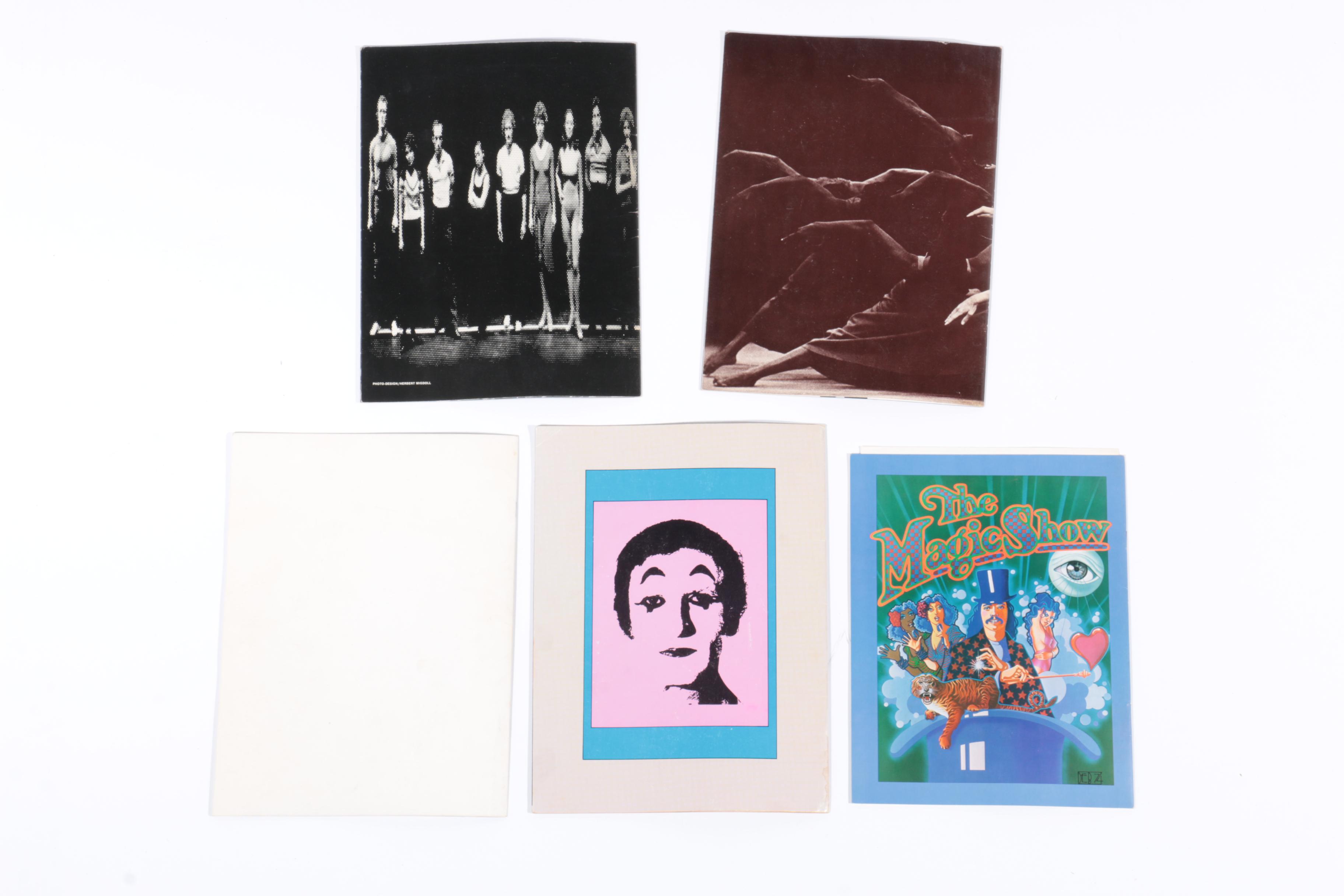 Robert Hoppe Limited Edition Poster for "A Chorus Line: The Movie" and Vintage Broadway Programs