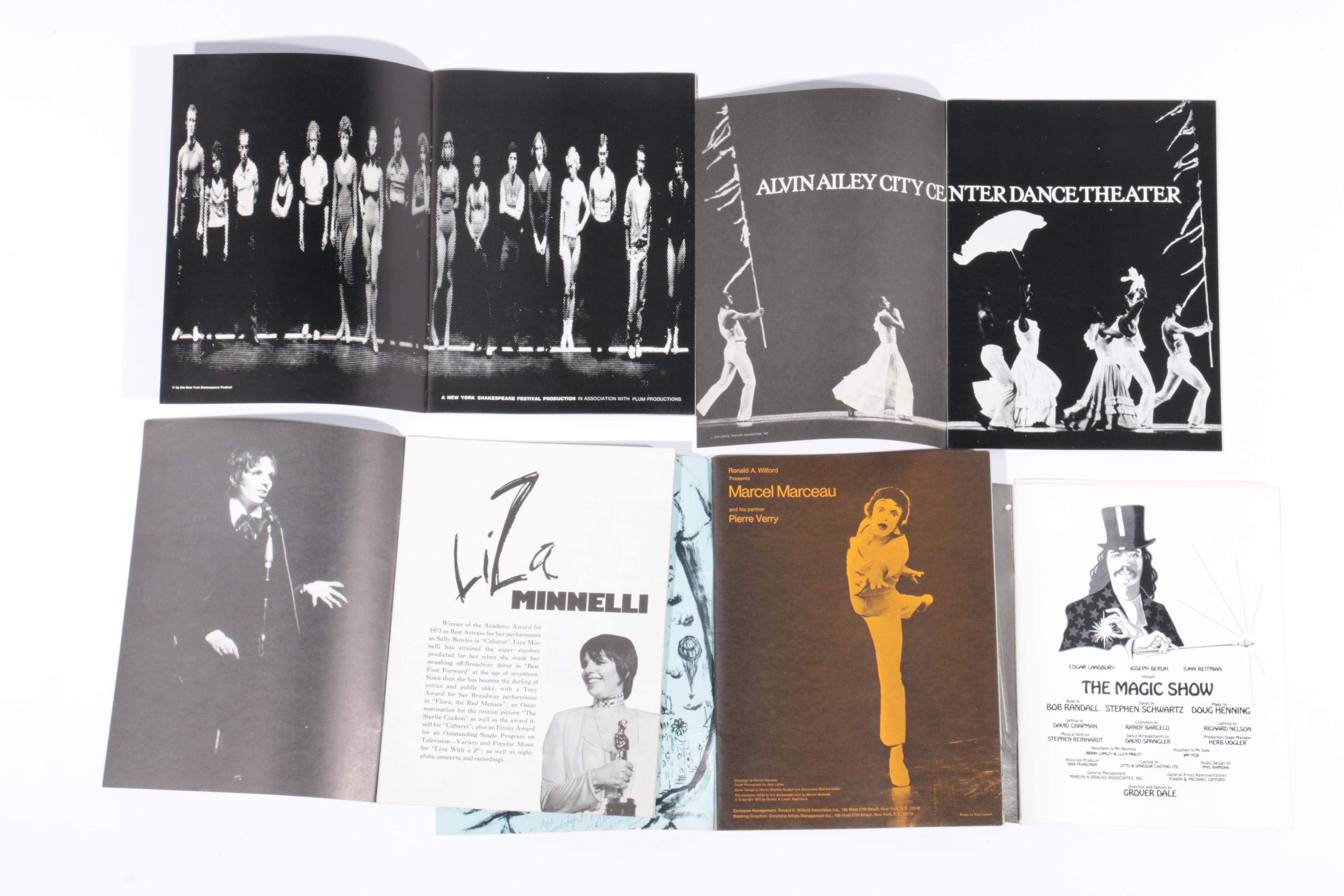 Robert Hoppe Limited Edition Poster for "A Chorus Line: The Movie" and Vintage Broadway Programs