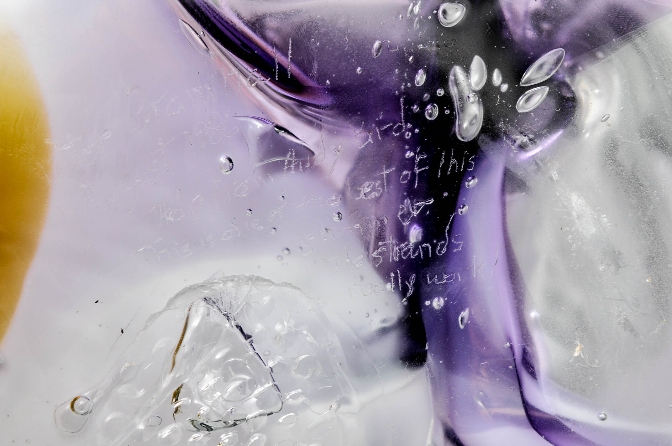 Paedra Peter Bramhall Blown Glass Sculpture