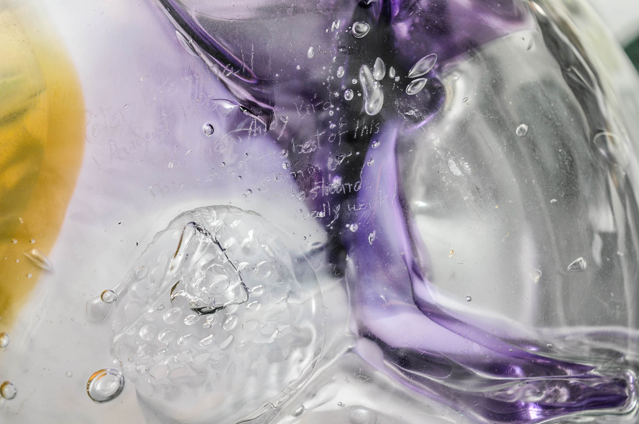 Paedra Peter Bramhall Blown Glass Sculpture