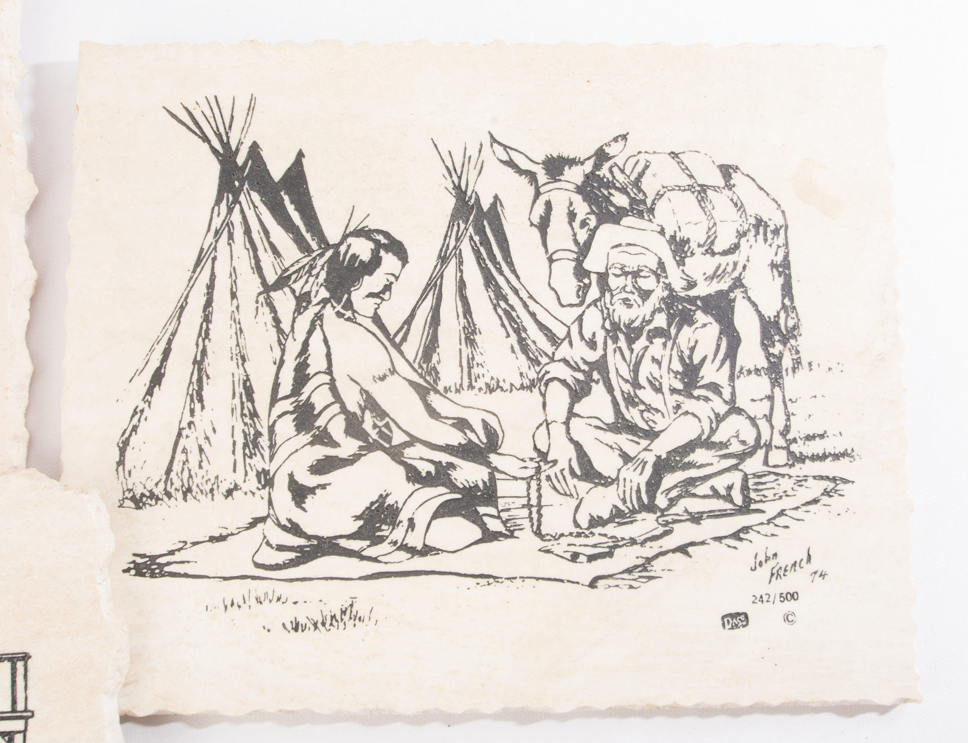 Limited Edition Stone Wall Plaques After John French